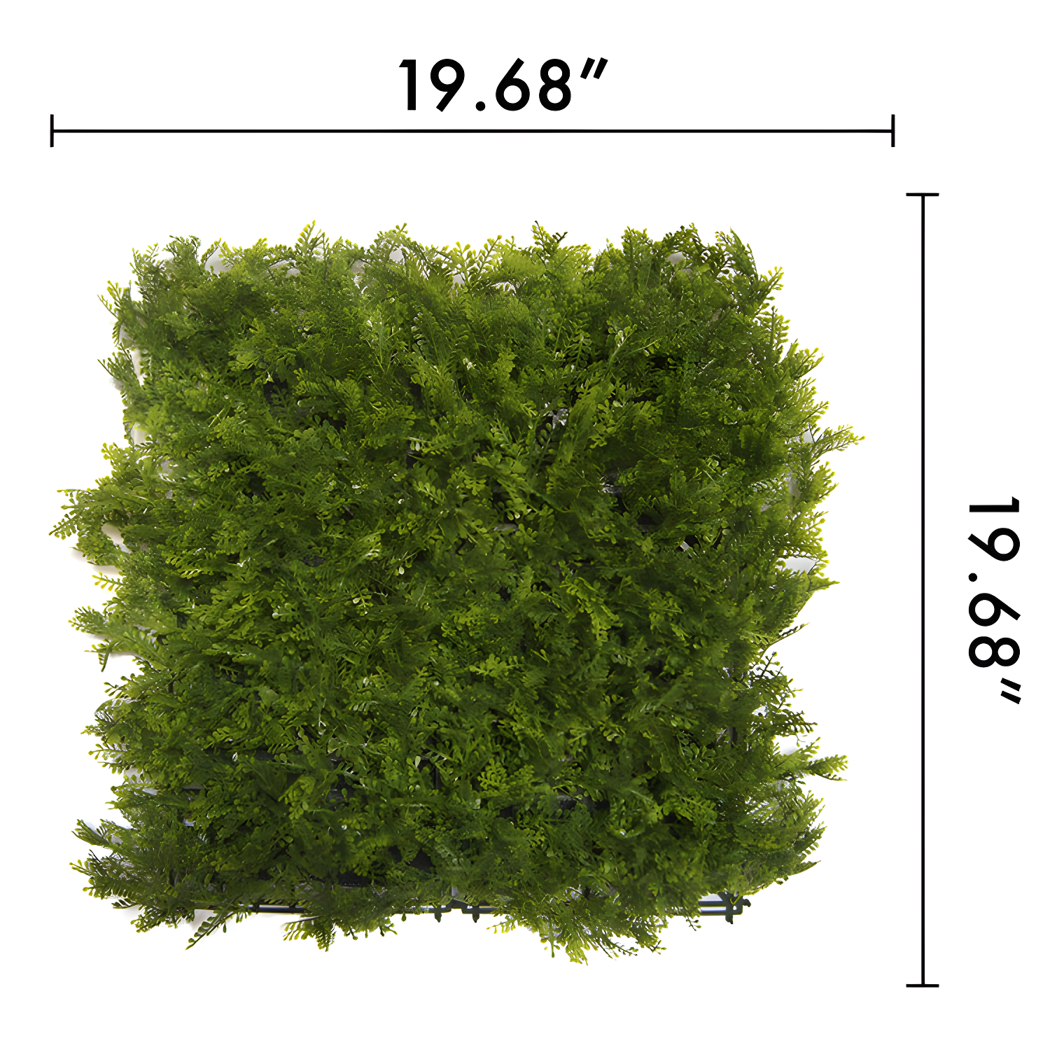 GreenSmart Dekor Artificial Leaf Fern Decorative Fence Panel (Set of 4)
