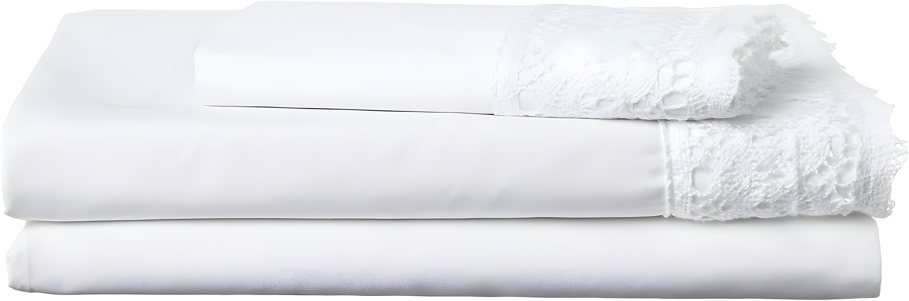 Modern Threads Yate Soft Microfiber Crochet Lace Sheets - Luxurious Microfiber Bed Sheets - Includes Flat Sheet, Fitted Sheet with Deep Pockets, & Pillowcases