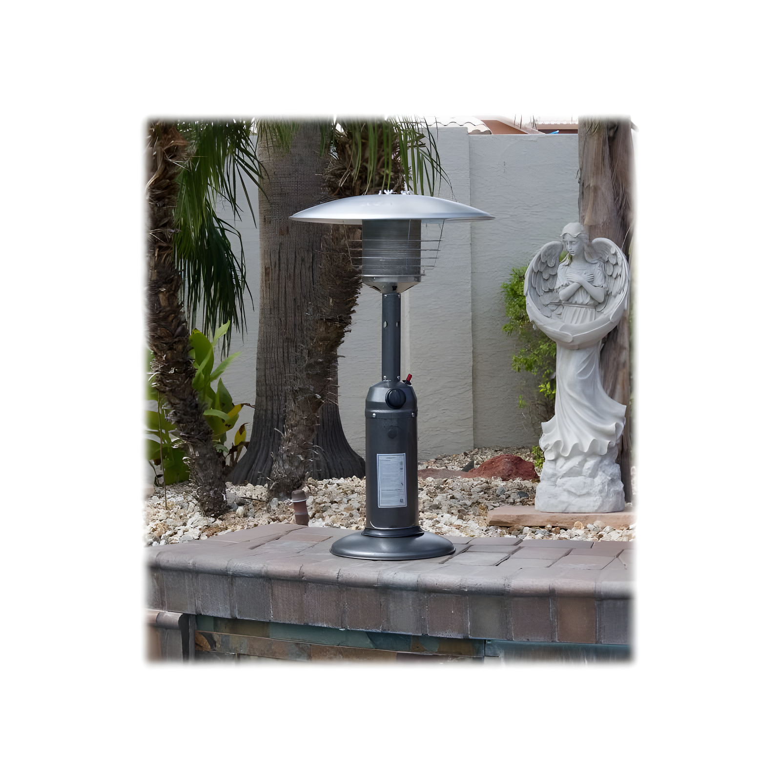 Arlmont & Co. Miceli 11000 Stainless Steel Propane Tabletop Patio Heater