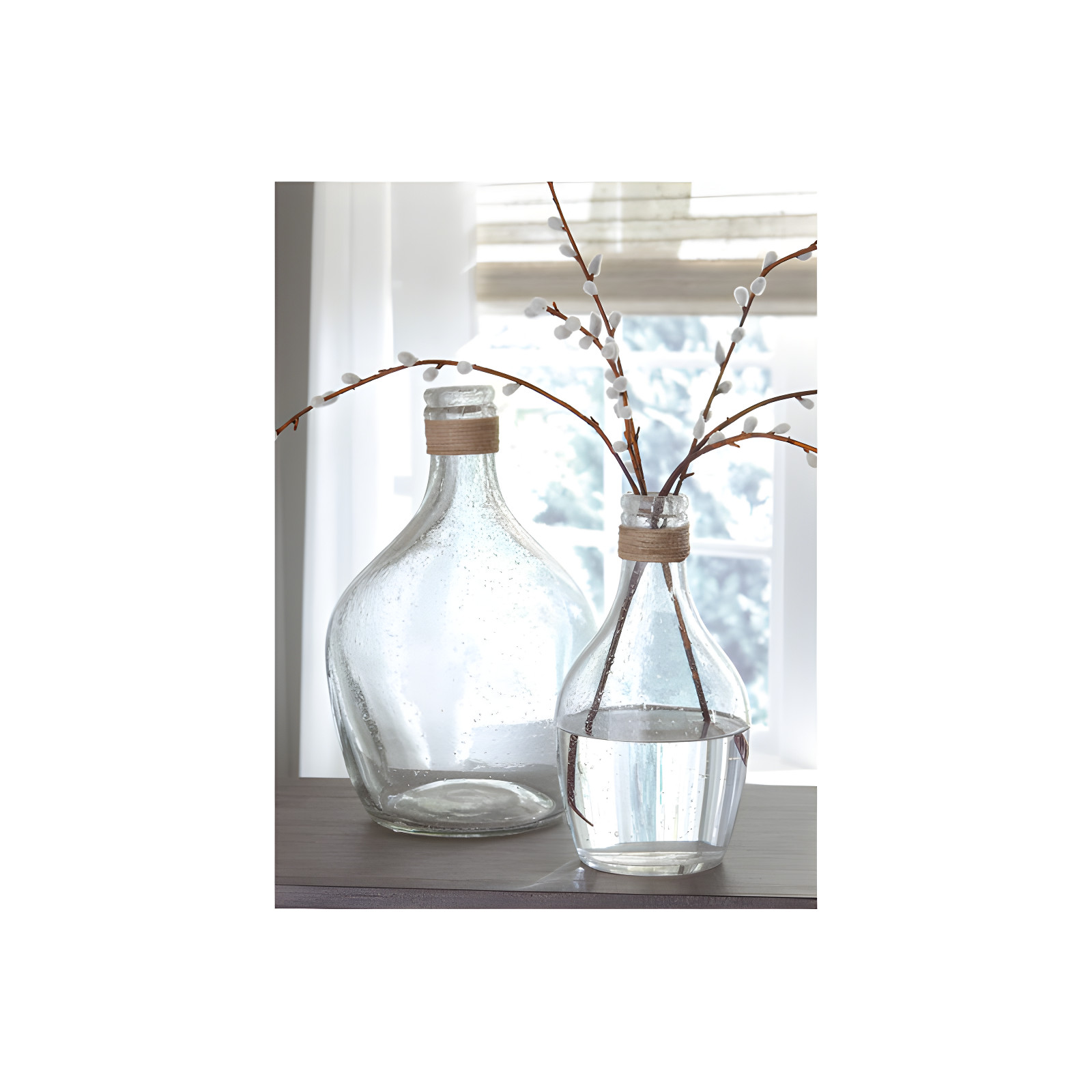 Ornate Home Glass Table Vase