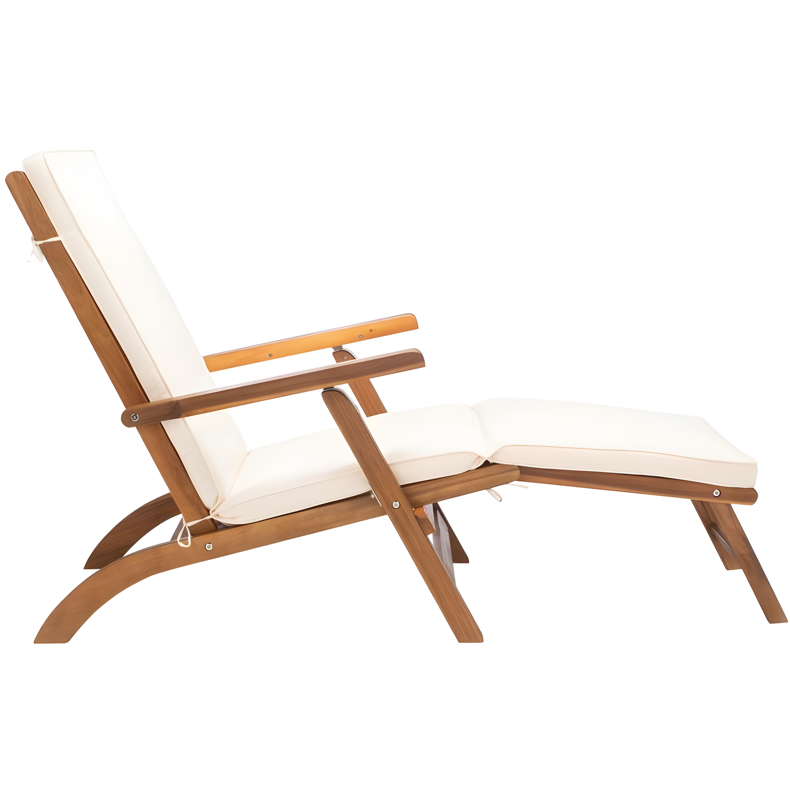 Palmdale Lounge Chair - Outdoor - PAT7015 - Natural/Beige -Safavieh