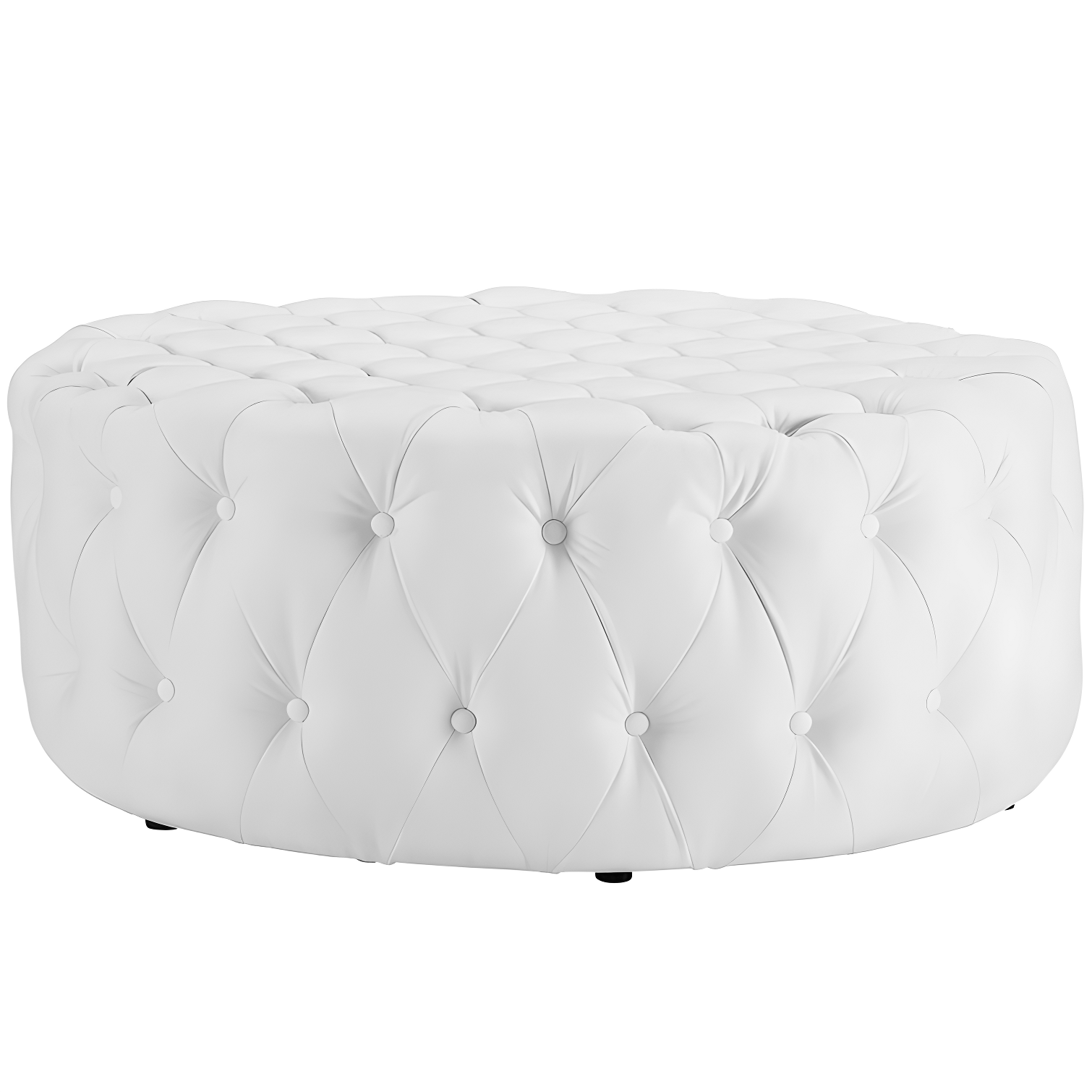 Modway Copper Grove Harrison Blue Amour Fabric Ottoman