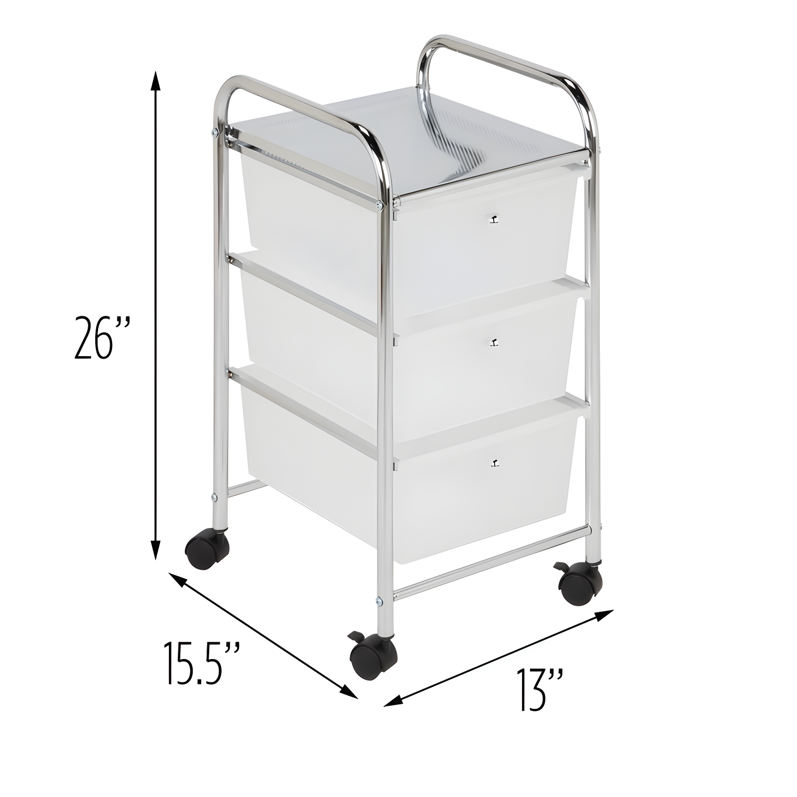 Rebrilliant Eliannys 3 Drawer Storage Drawer