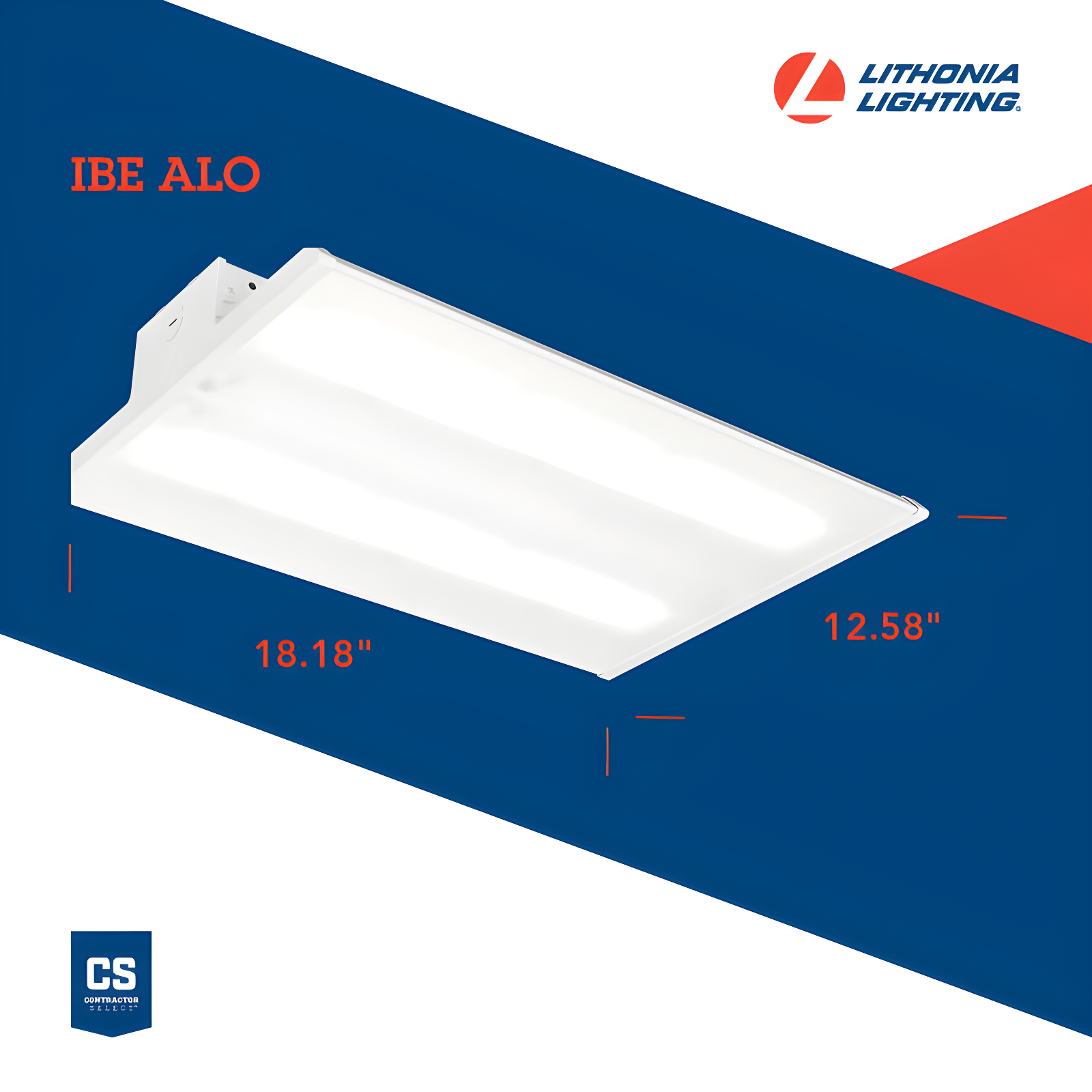 Lithonia Lighting Dimmable Rectangle High Bay Ceiling Light