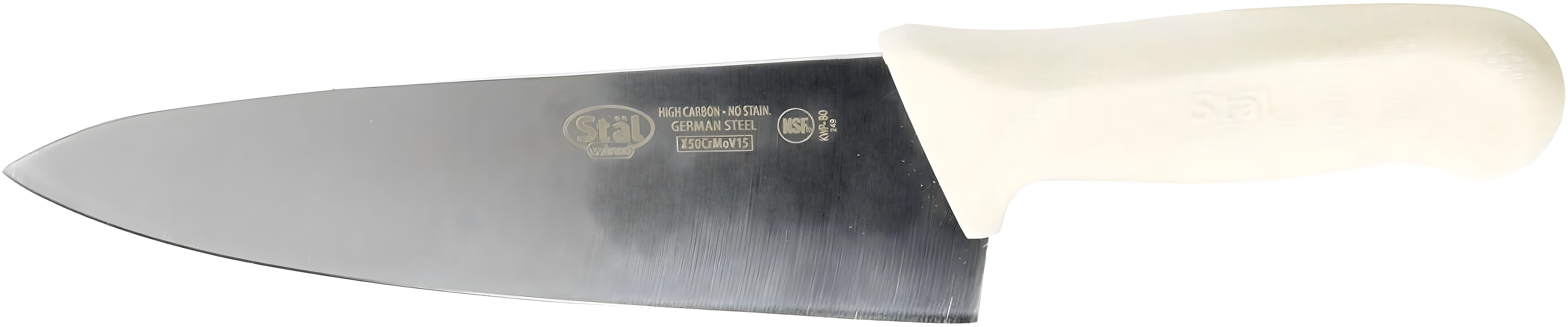 Winco KWP-80, 8-Inch Cook's Knife with Polypropylene Handle, NSF