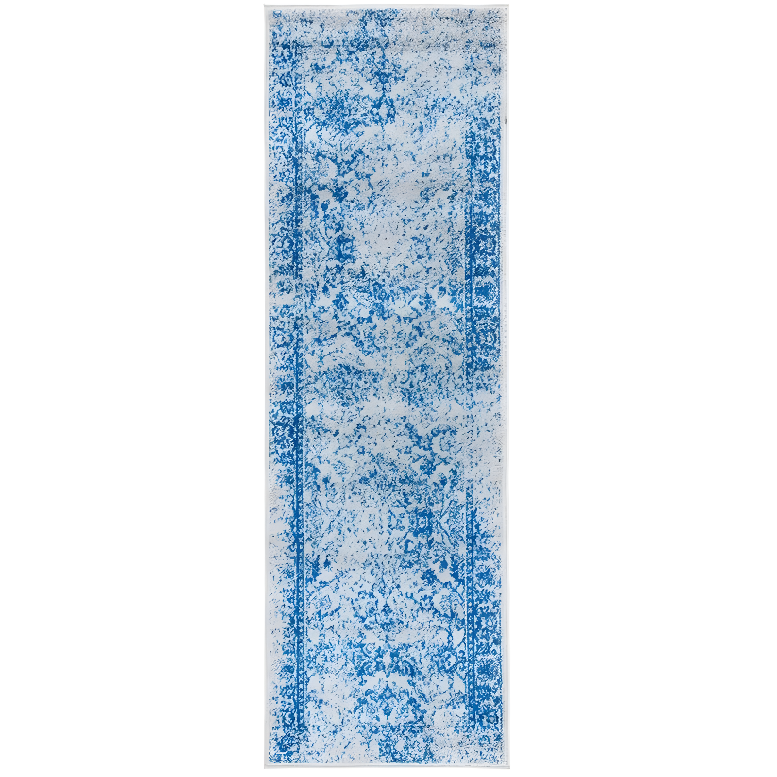 Adirondack ADR109 Machine Made Indoor Runner - Grey/Blue - 2'-6"x8' - Safavieh