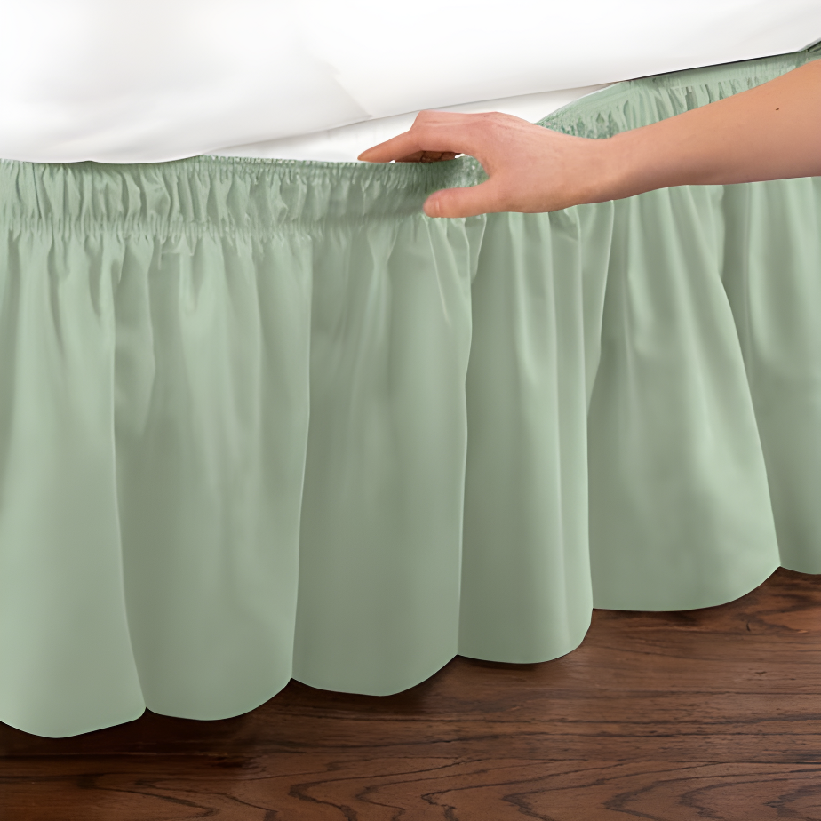 Ruffled Wrap Around Bed Skirt