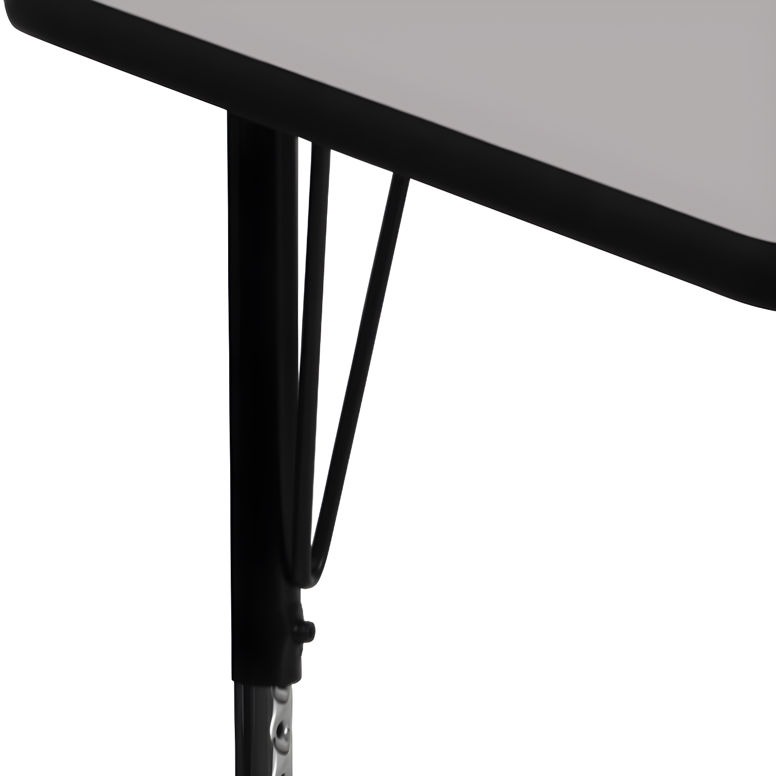 Goddard 24''W x 48''L Rectangular HP Laminate Activity Table - Adjustable Legs