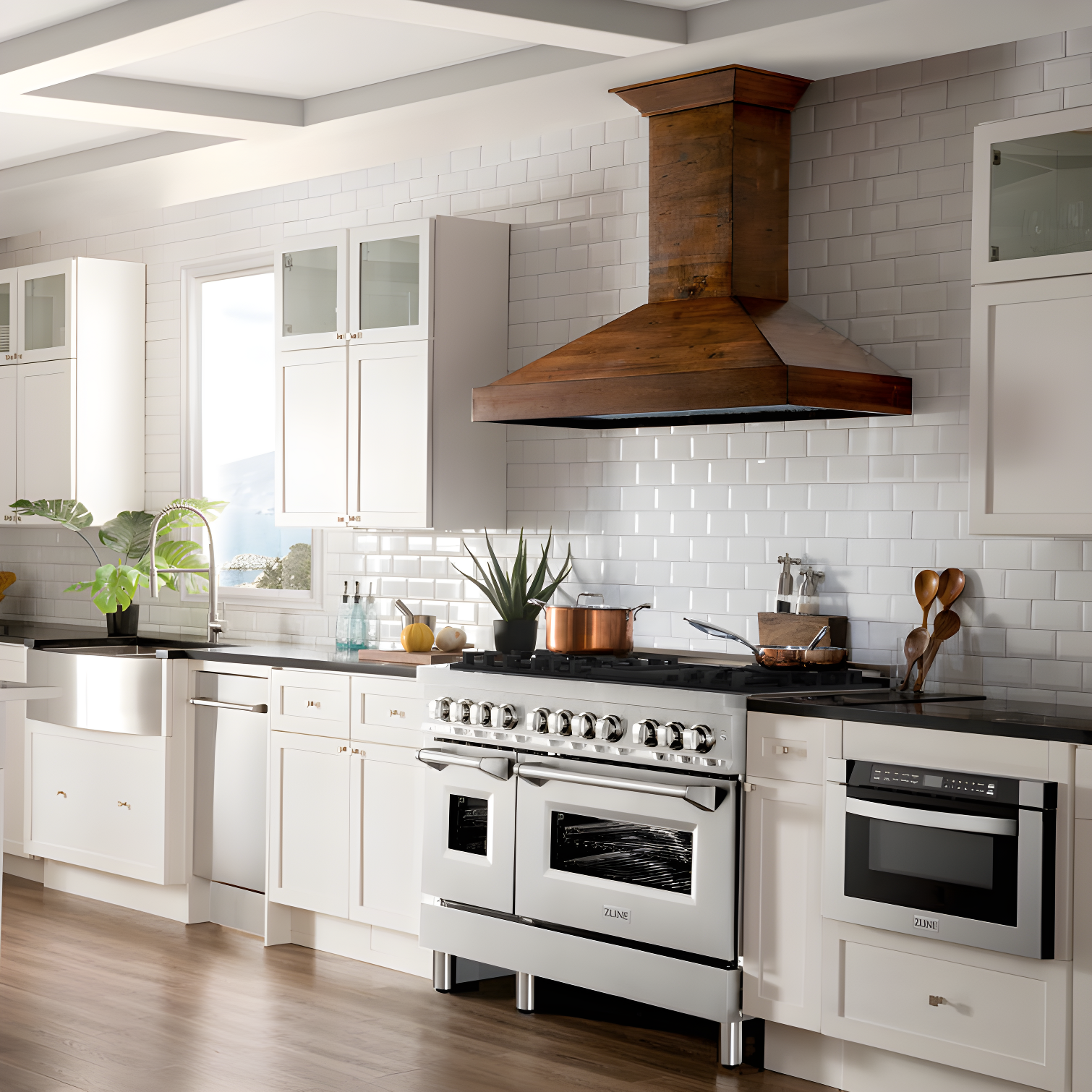ZLINE 48 in. 6.0 cu. ft. Legacy Dual Fuel Range W/ 7 Burner Gas Cooktop & 2 Electric Ovens in Stainless Steel (RA48)