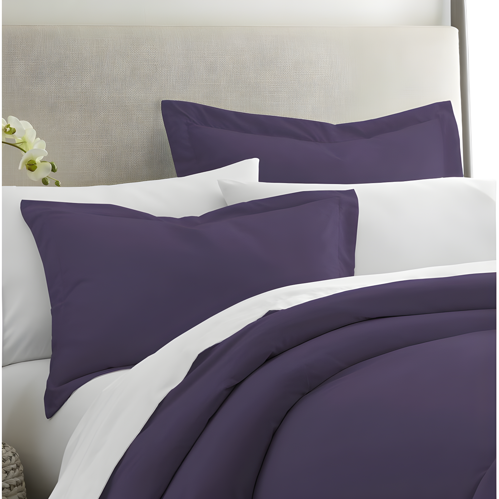 Pillow Shams 2-Pack Microfiber Ultra Soft Bedding (Set of 2)