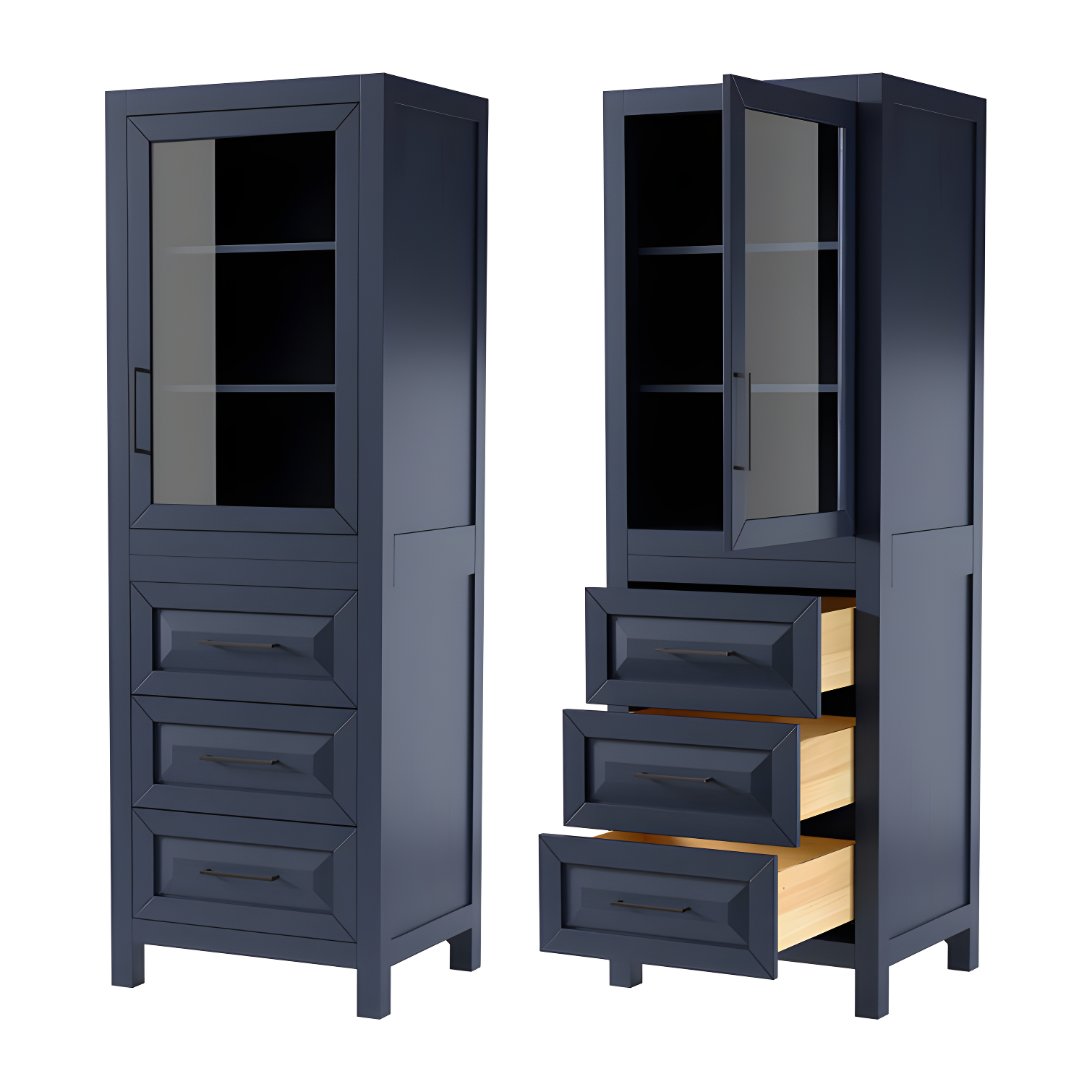 Daria Freestanding Linen Cabinet