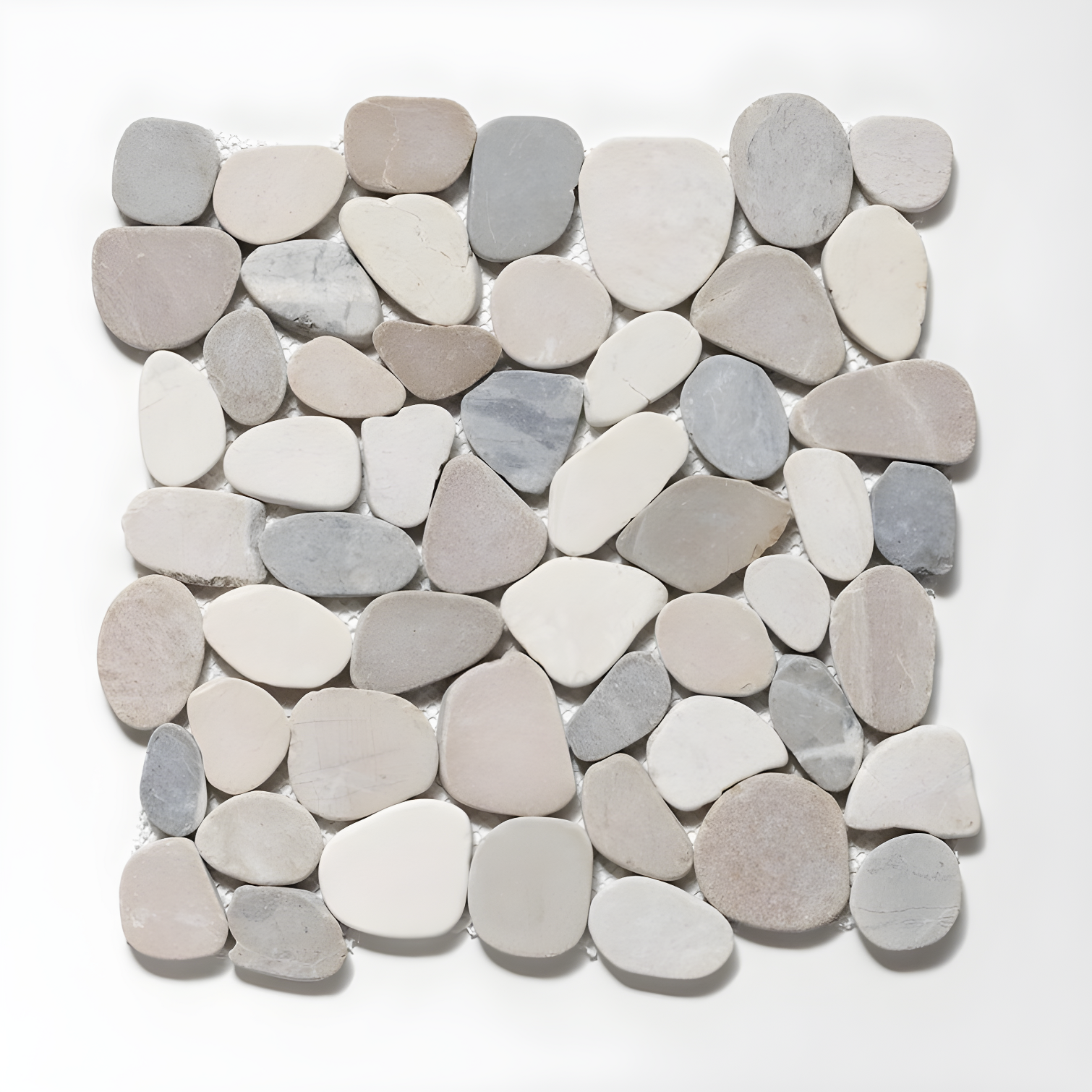 Sliced Pebble Mosaic Wall & Floor Tile