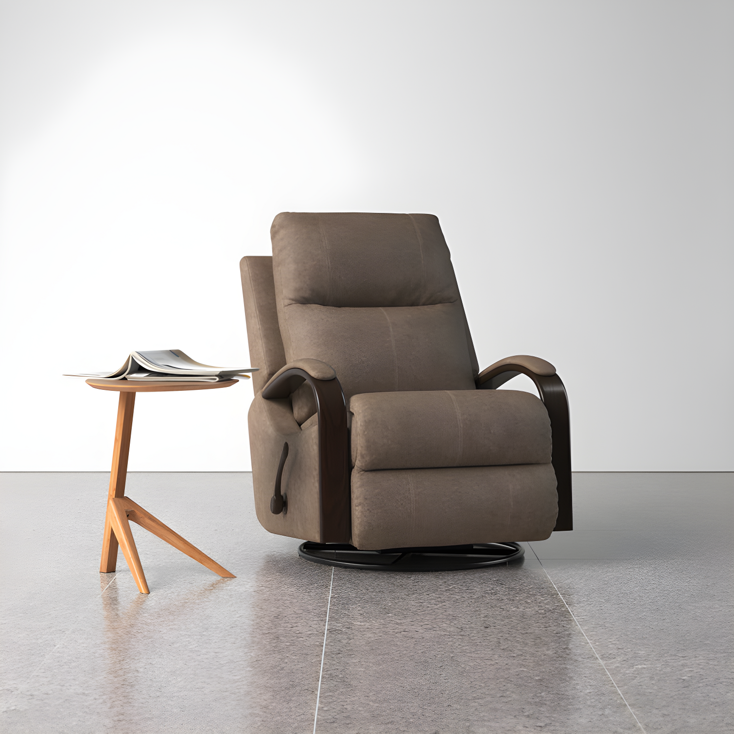 Fouts Upholstered Swivel Glider Recliner