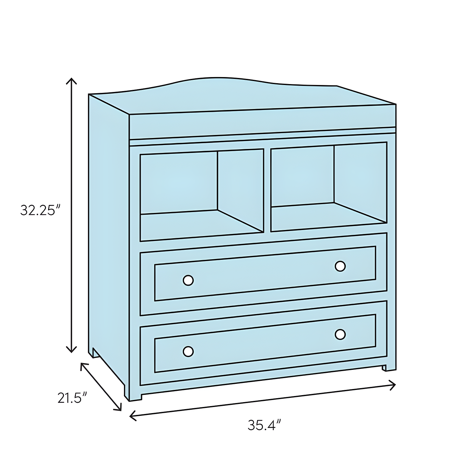 Kalani 3 Drawer Dresser