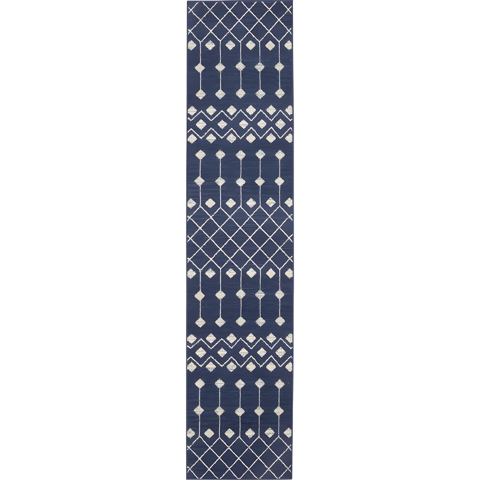 Nourison Grafix GRF37 Indoor Area Rug Navy 2'3" x 12'