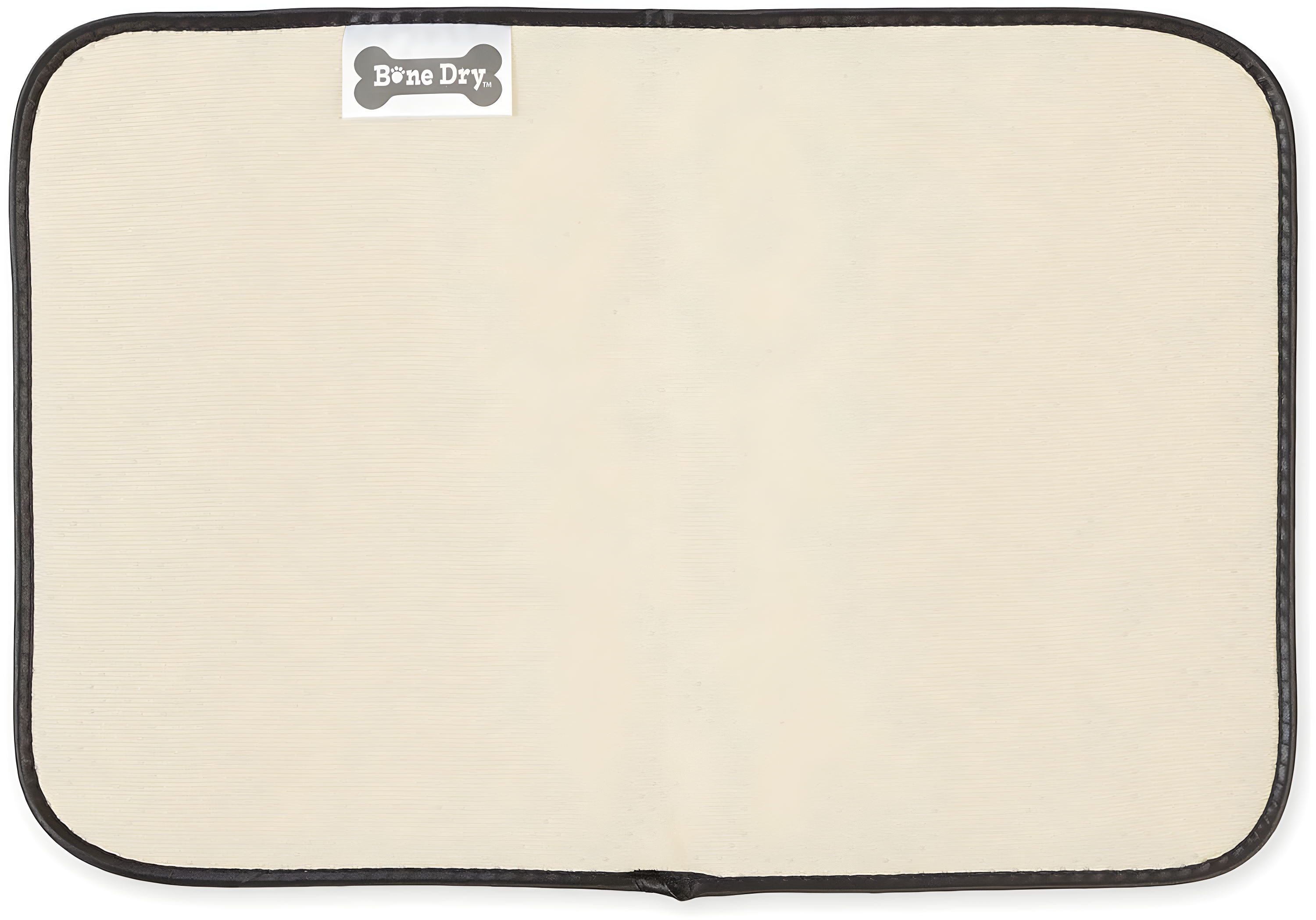 Bone Dry Gray Stripe Lightweight Absorbent Food Mat, Gray