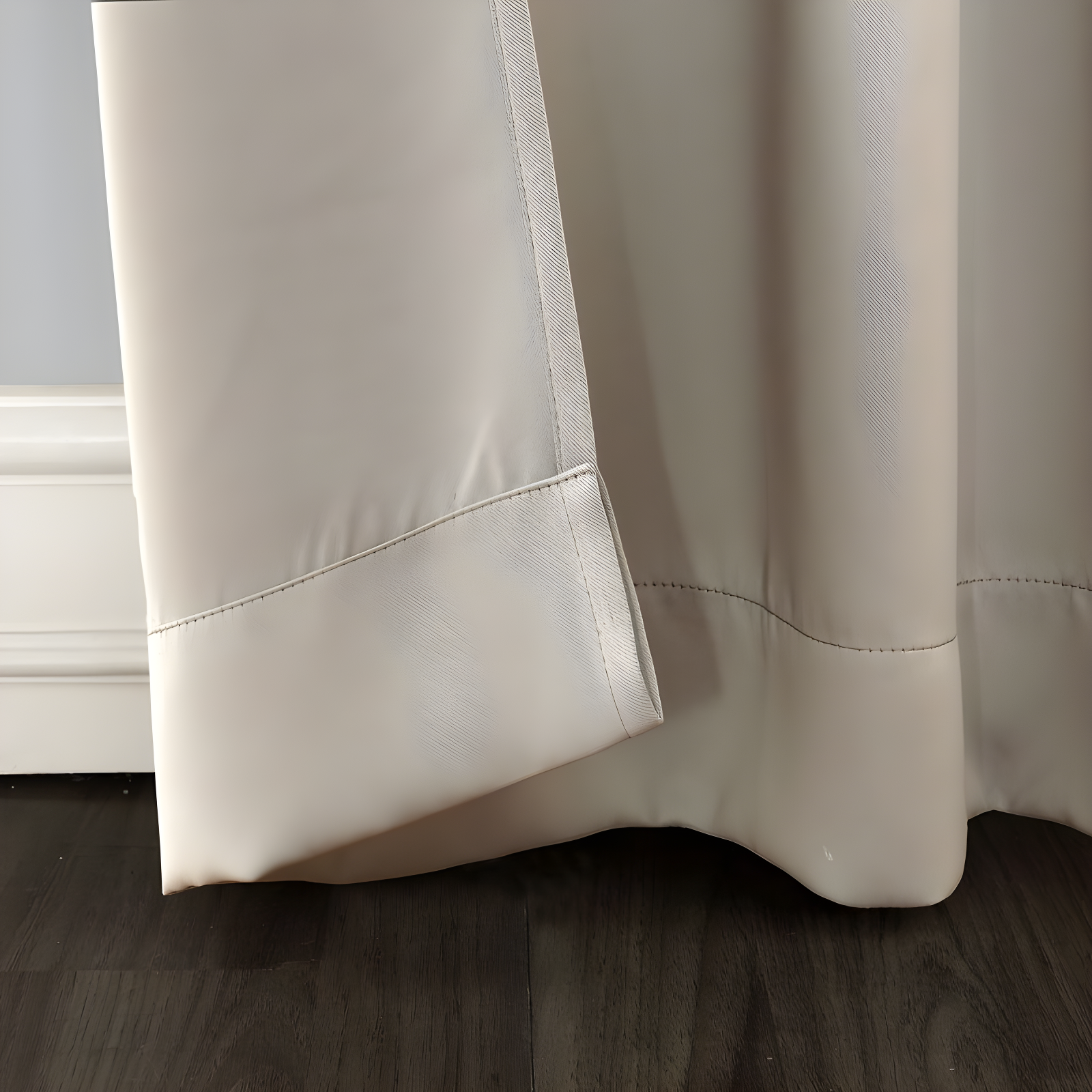 100"x84" Sun Zero Blackout Kenneth Extra-Wide Grommet Sliding Patio Door Curtain Panel Stone: Energy Efficient, Noise Reduction