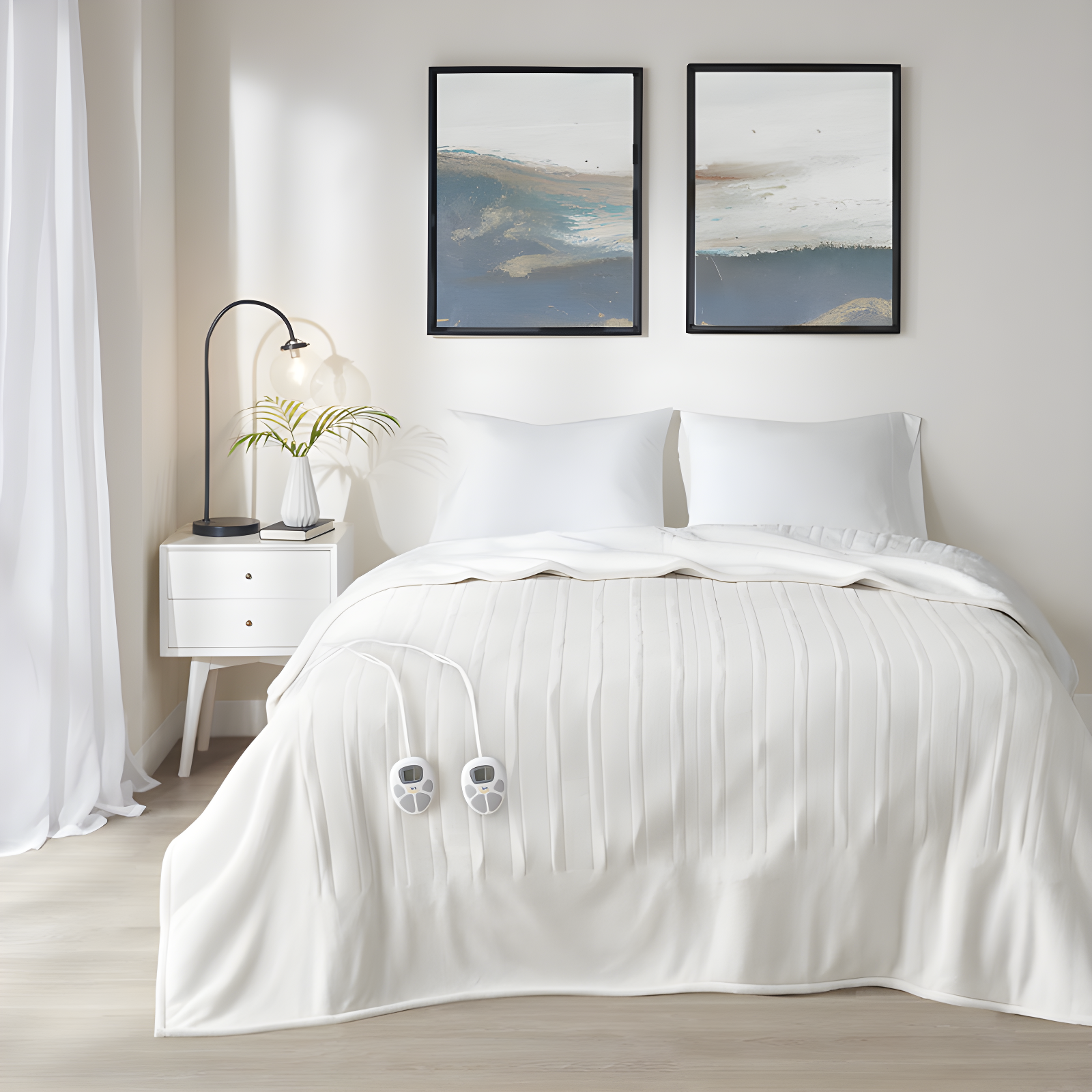 Serta Serta Fleece to Sherpa Heated Blanket