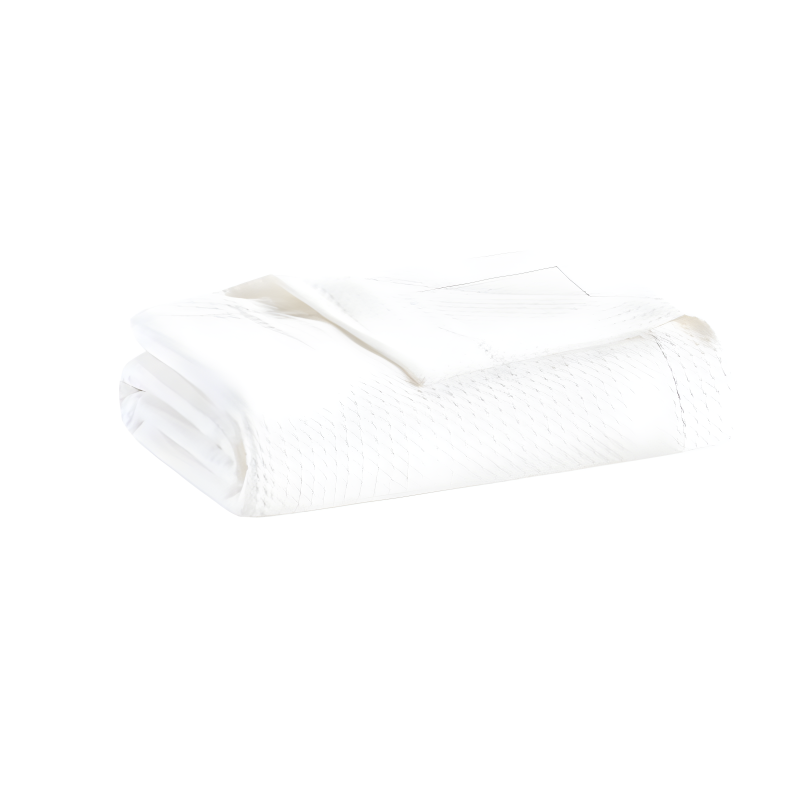 Full/Queen Textured Cotton Blanket White: Madison Park, Waffle Weave, Machine Washable, No Fill