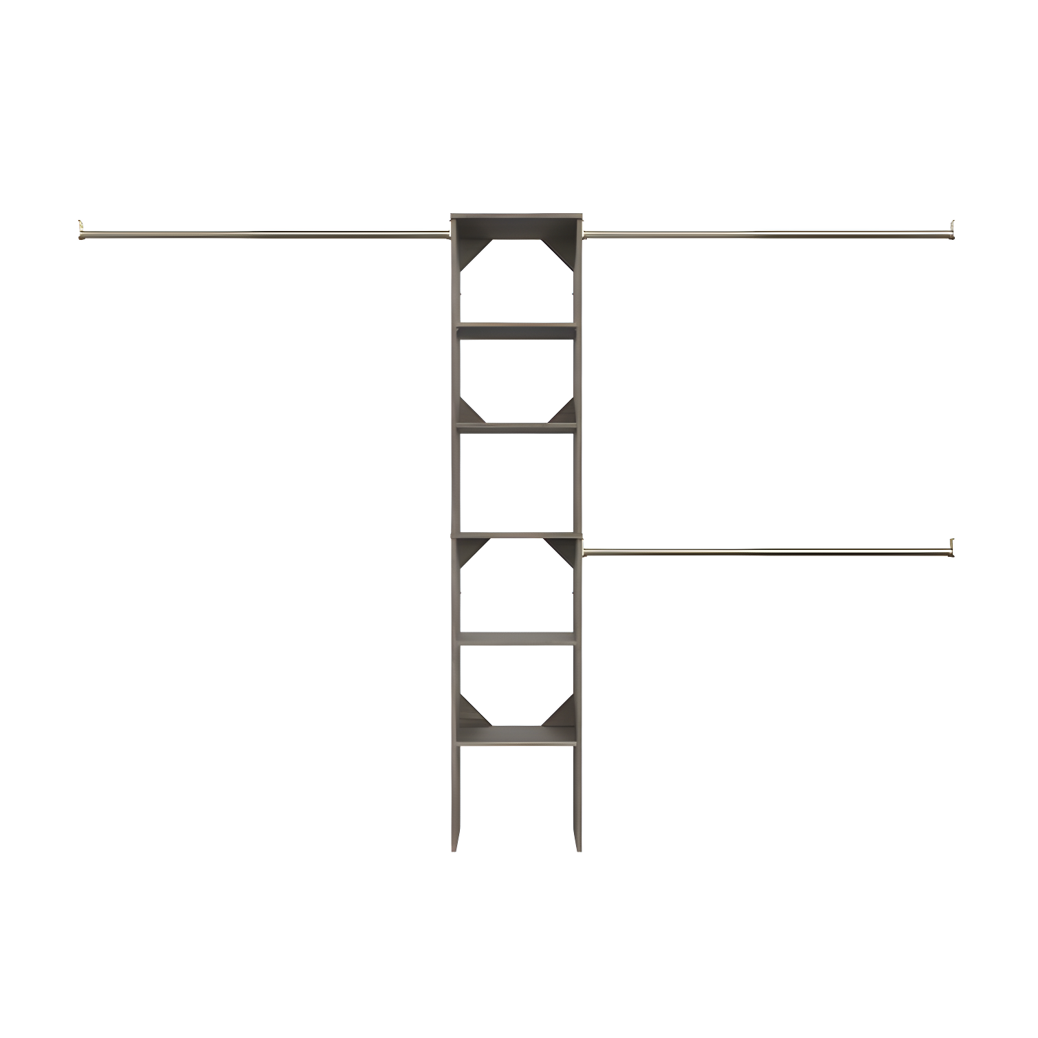 SuiteSymphony 77" to 113" Closet System Starter Kit