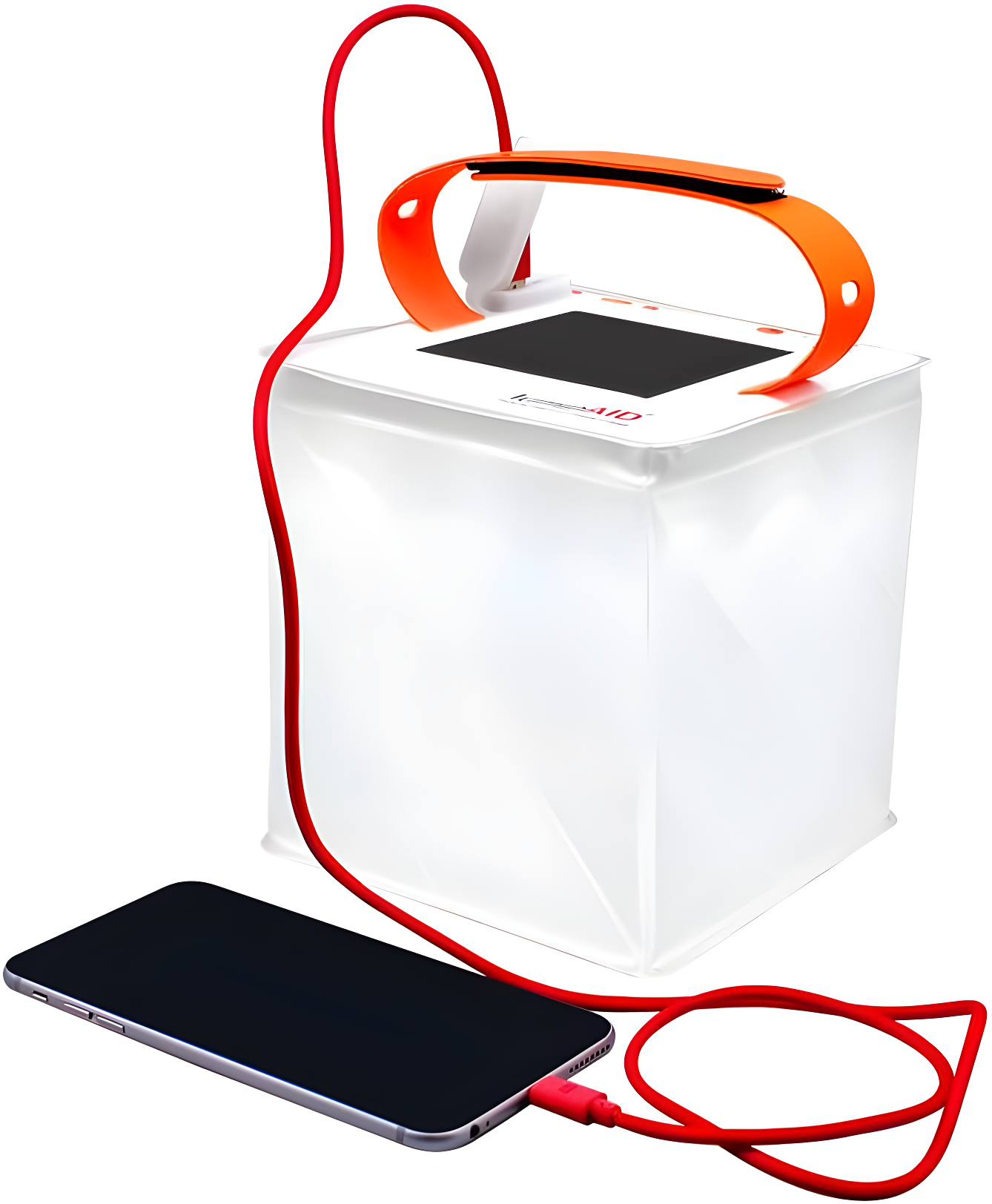 LuminAID Max QI Inflatable Solar Lantern and Charger