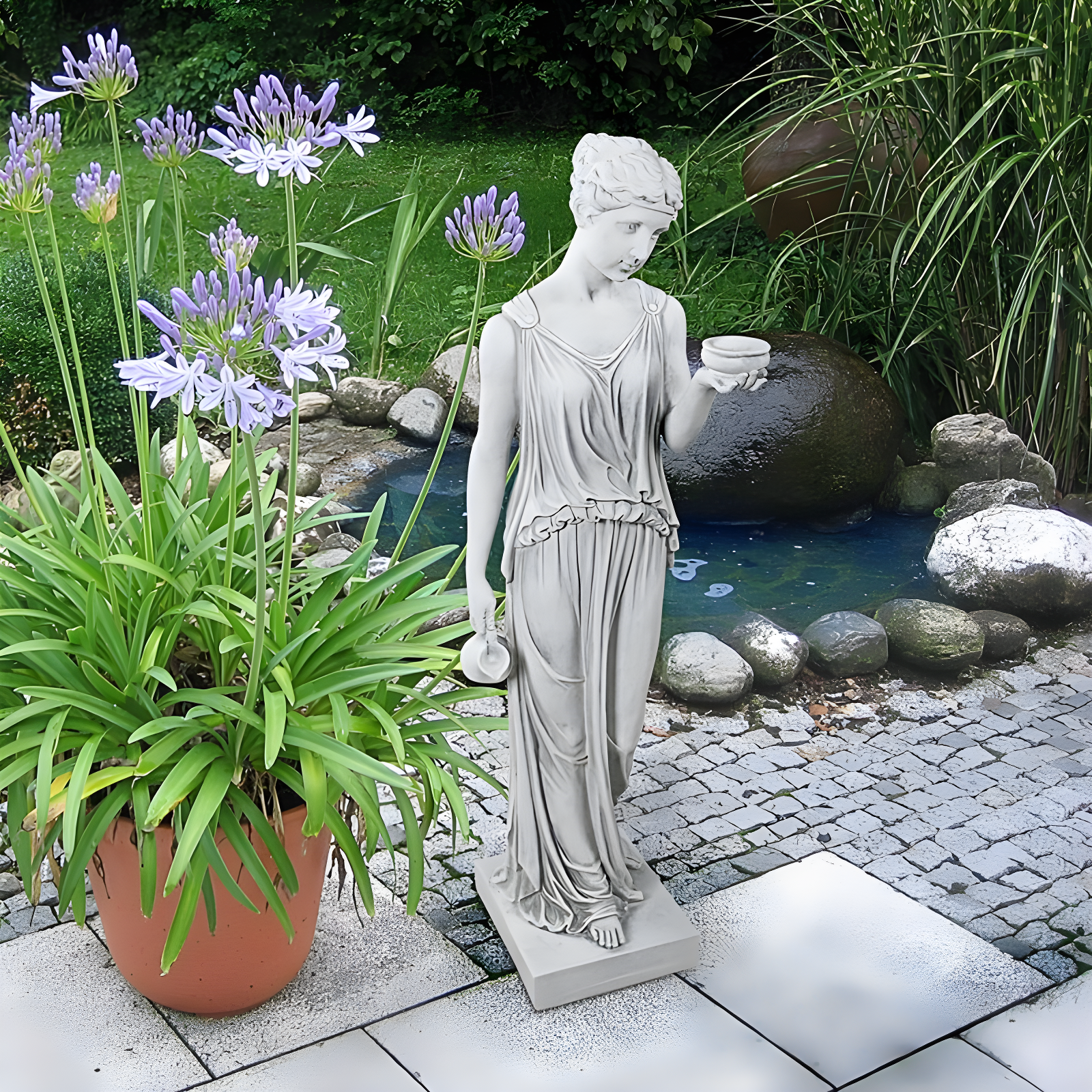 Design Toscano Hebe, the Goddess of Youth Statue: Large
