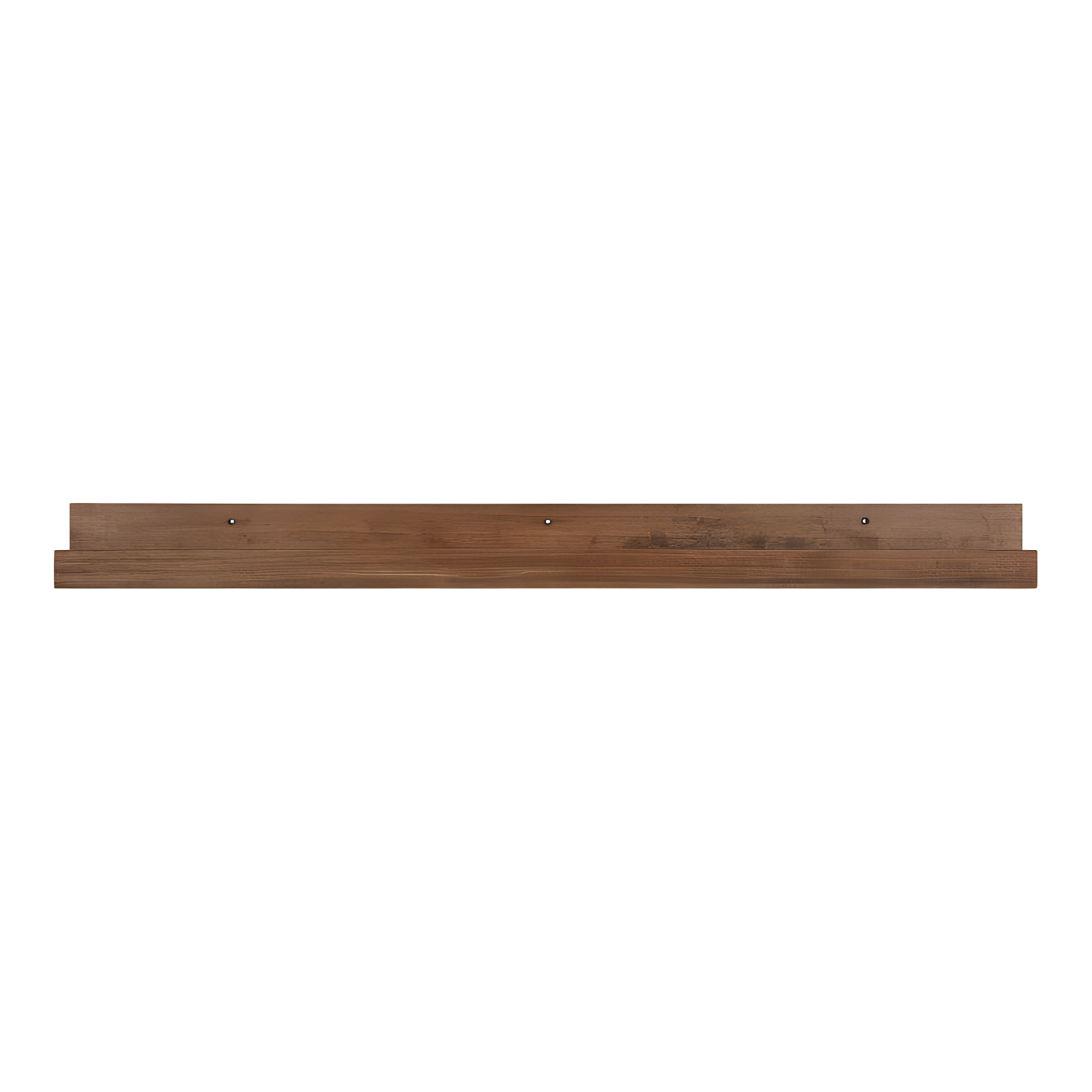 42" Levie Wooden Picture Ledge Wall Shelf Rustic Brown - Kate & Laurel All Things Decor: Modern Display, No Assembly Required