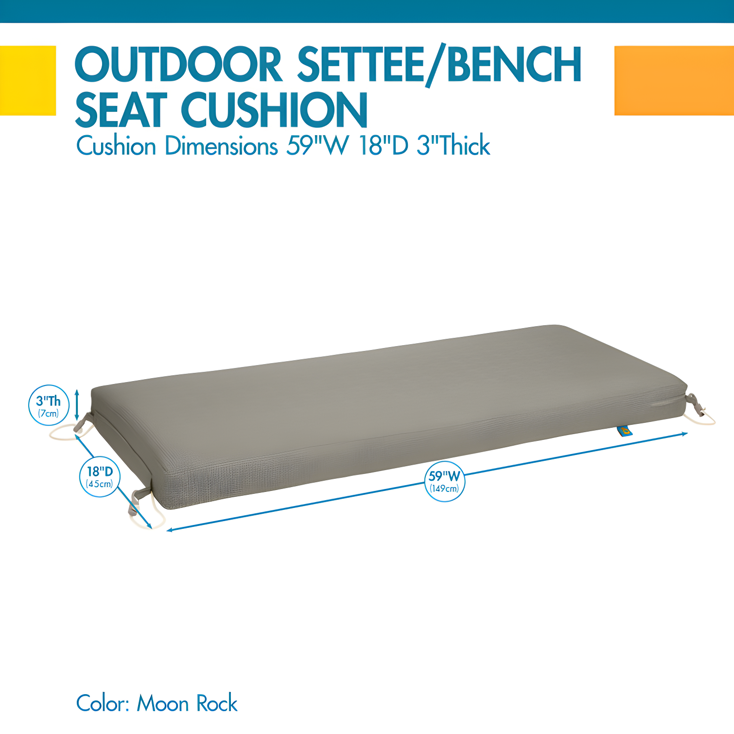 Patio Bench Cushion