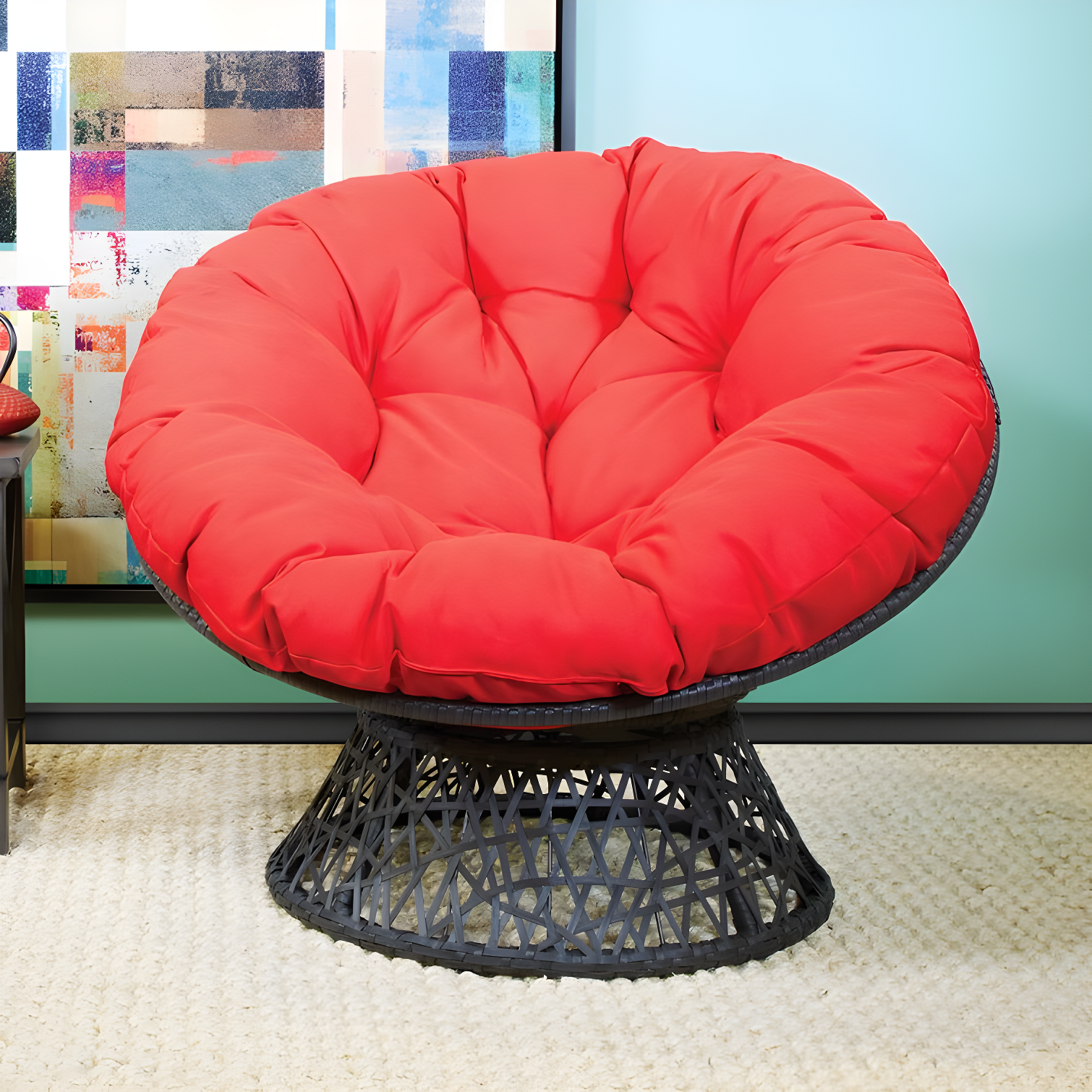 Leianna Upholstered Swivel Accent Chair