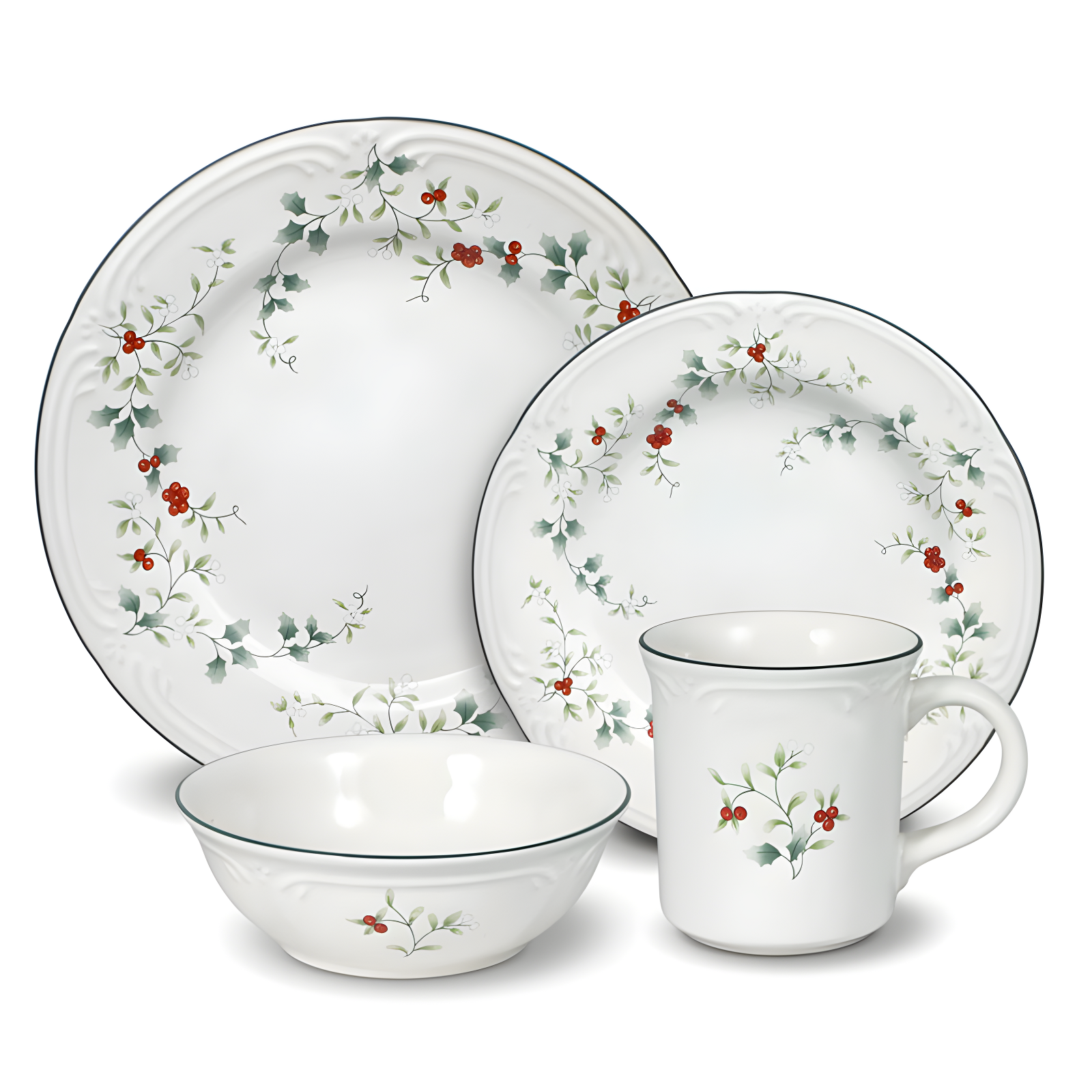 Pfaltzgraff Pfaltzgraff Winterberry 16-Piece Dinnerware Set, Service for 4
