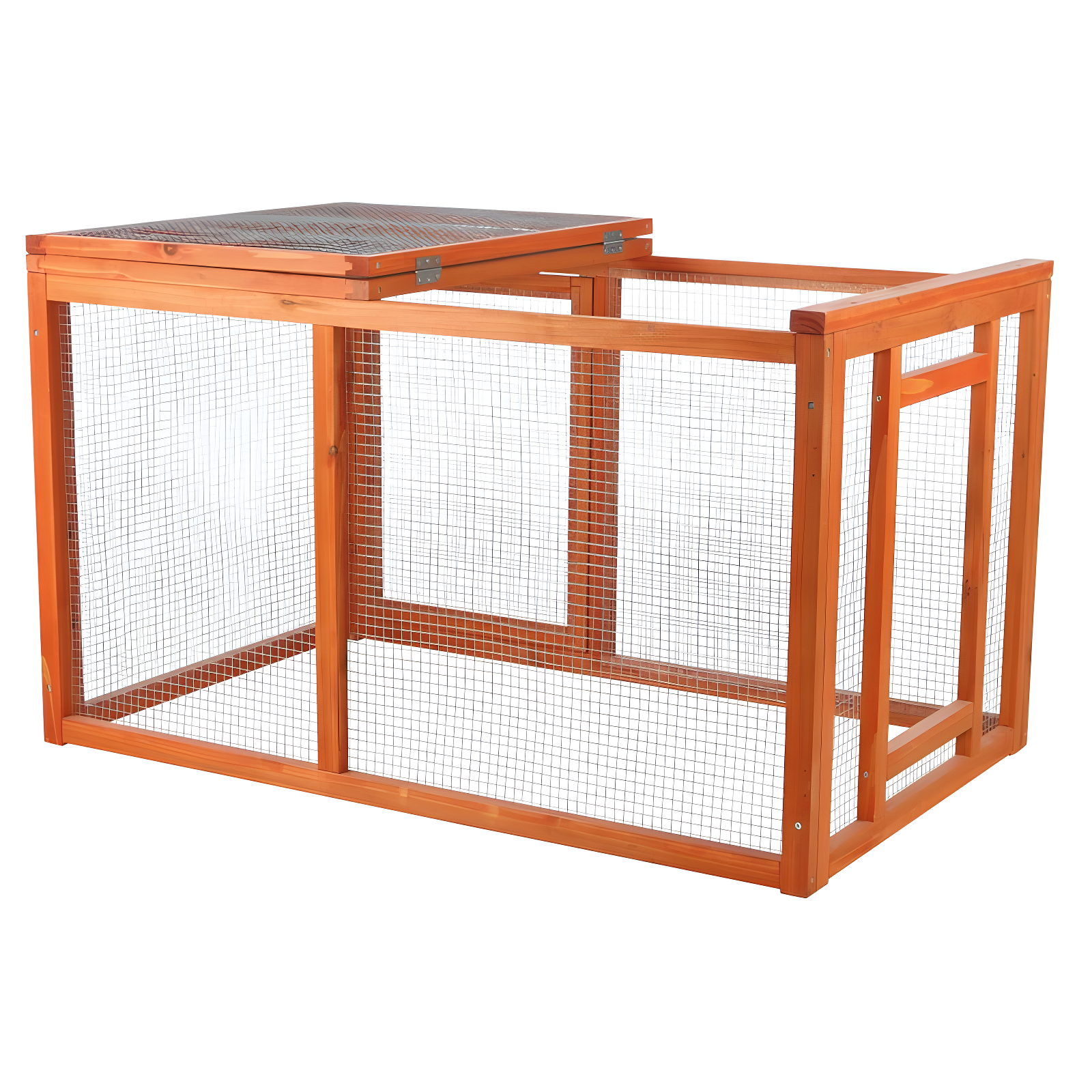 TRIXIE TRIXIE Chicken Outdoor Run with Covered Top, Extension for TRIXIE Chicken Coops