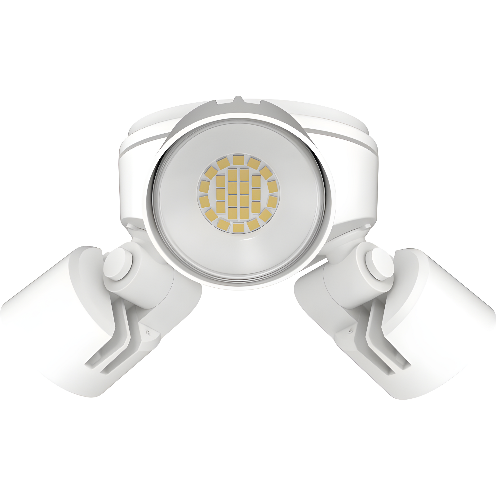 Lithonia Lighting 2 - Head Hardwired Dusk to Dawn Outdoor Security Flood Light with Motion Sensor