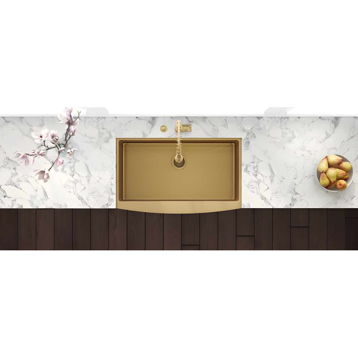 Ruvati 33-inch Apron-Front Farmhouse Kitchen Sink -Stainless Steel