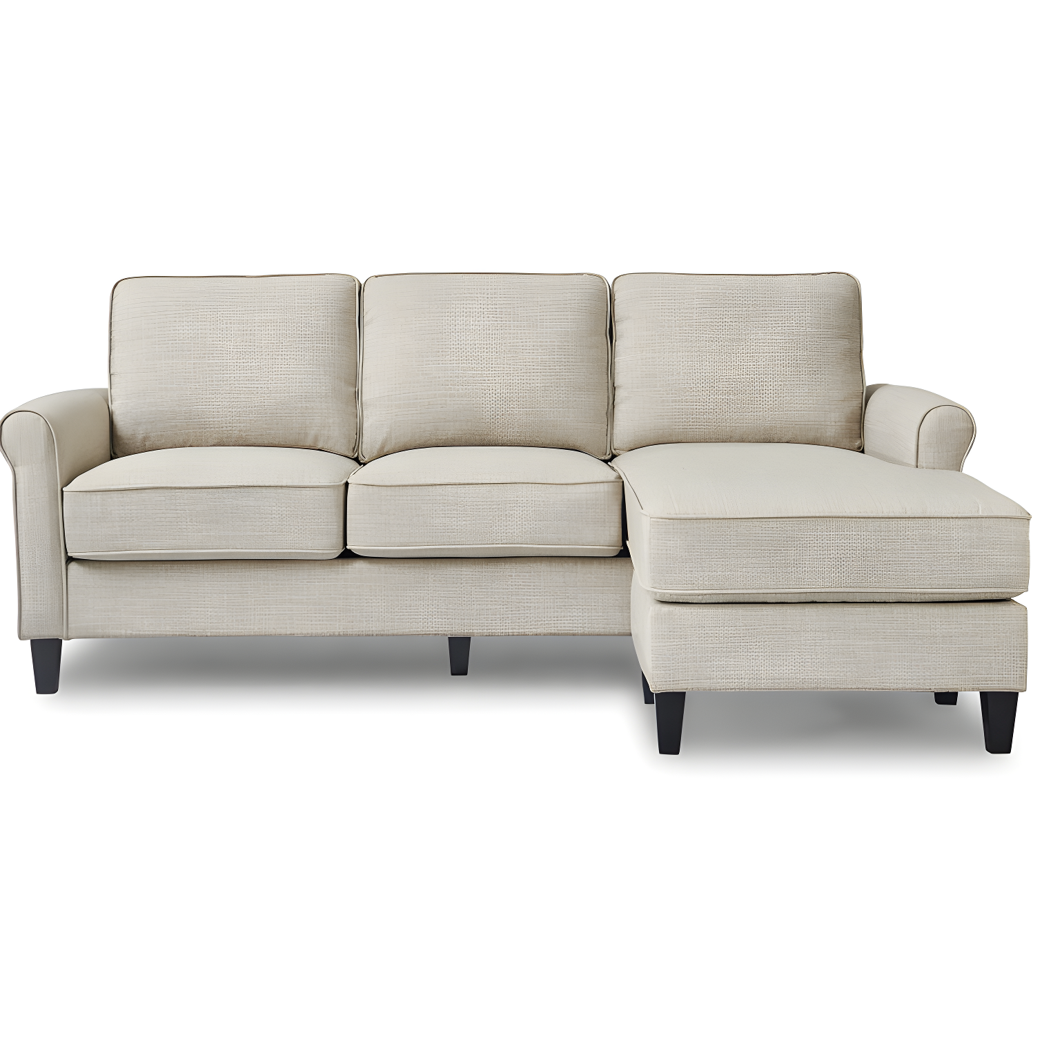 Serta Harmon Upholstered Reversible Sectional Sofa and Chaise
