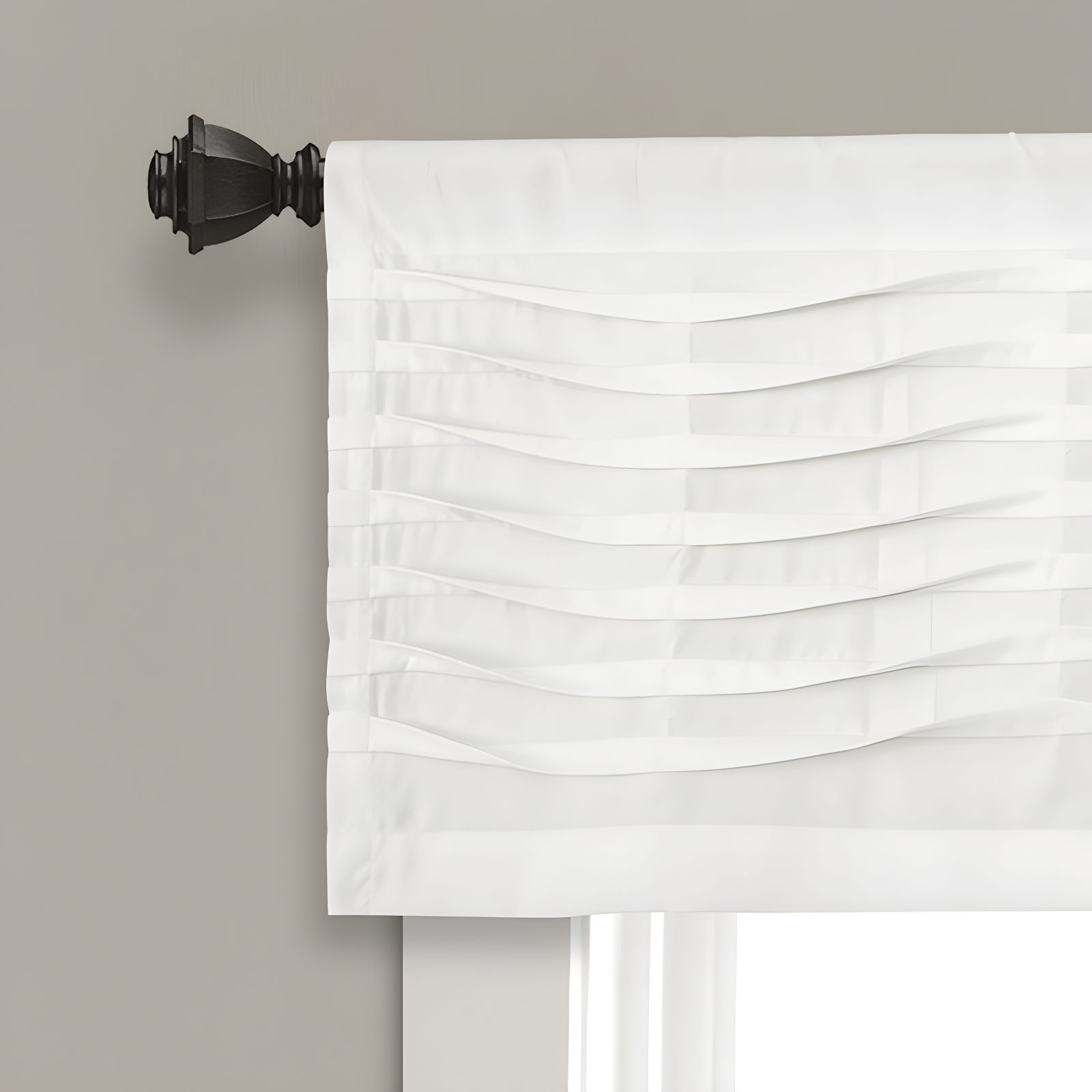 Lush Decor Tailored 52'' W Window Valance