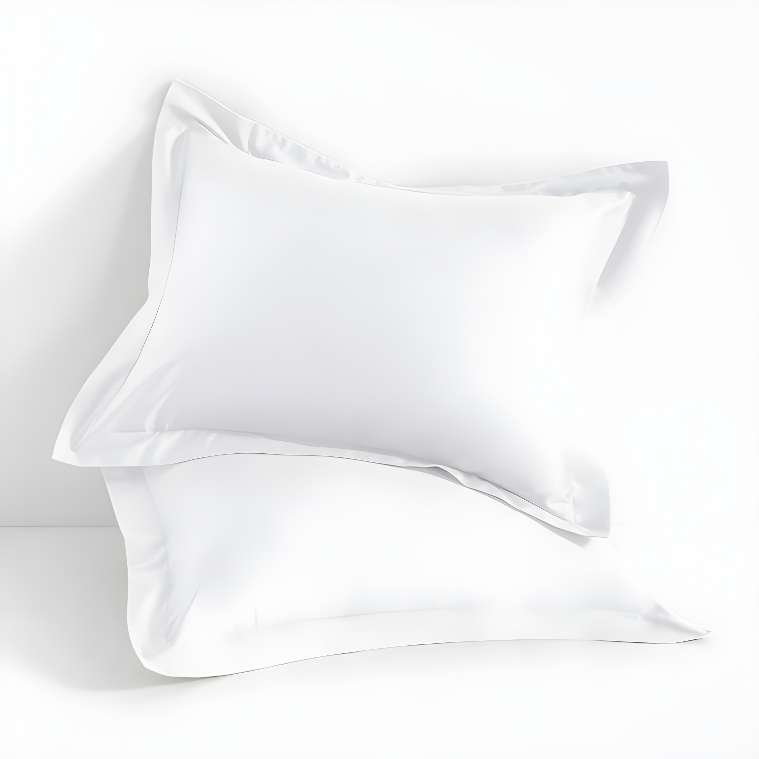 NTBAY Egyptian-Quality Cotton Sham Covers, 500 Thread Count Cotton Sateen Square Pillow Covers - NTBAY (Set of 2)