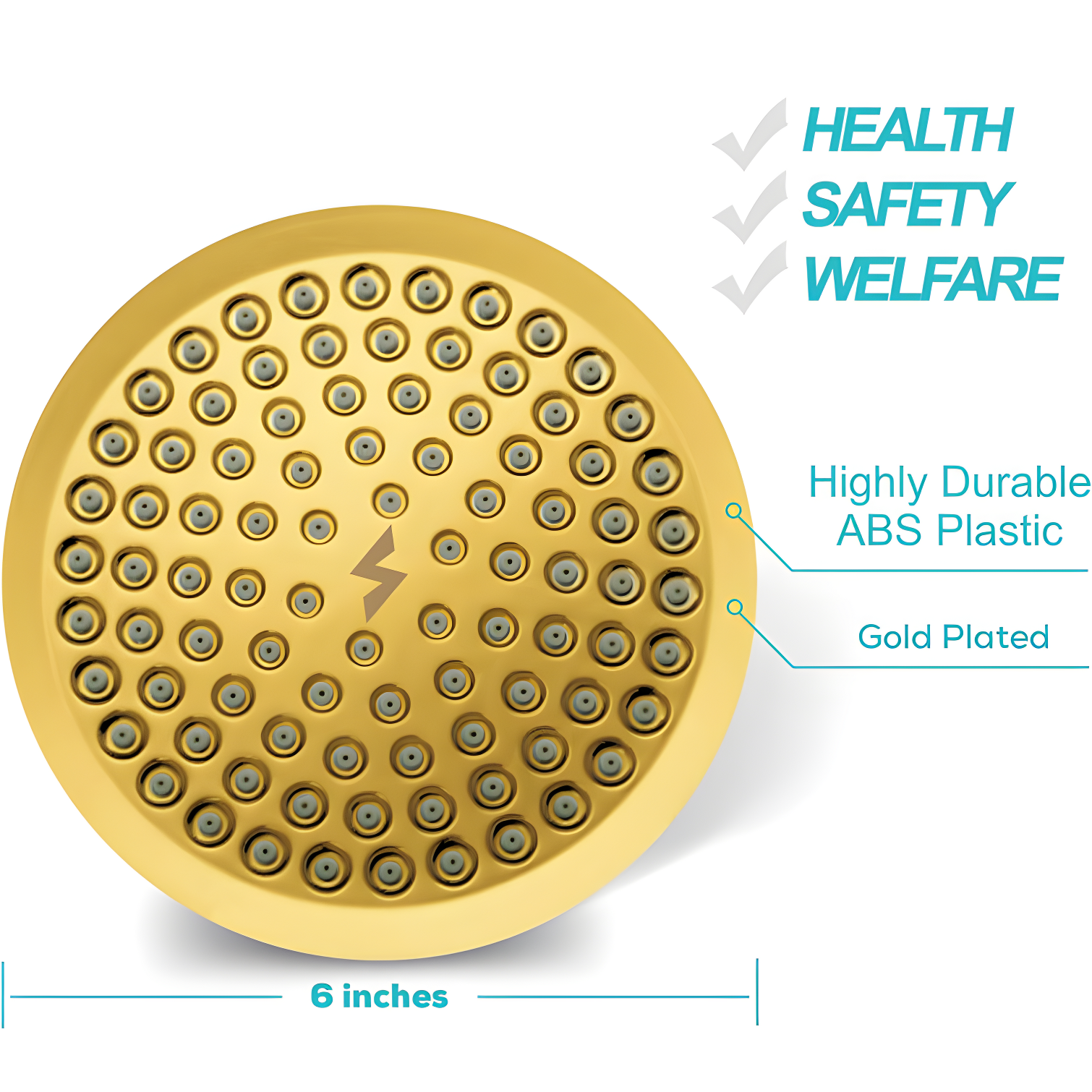 Masoter CL1559TH Adjustable Shower Head 1.8 GPM