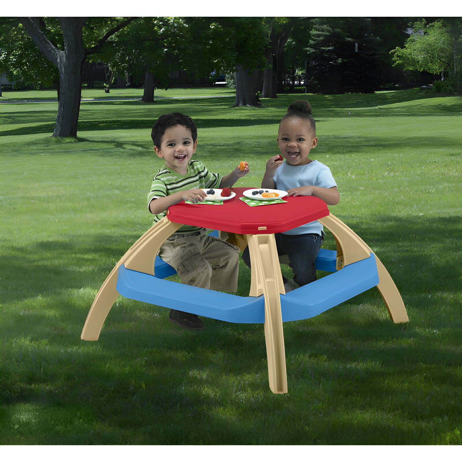 Zoomie Kids Gabby Kids Outdoor Table Or Chair and Chair Set