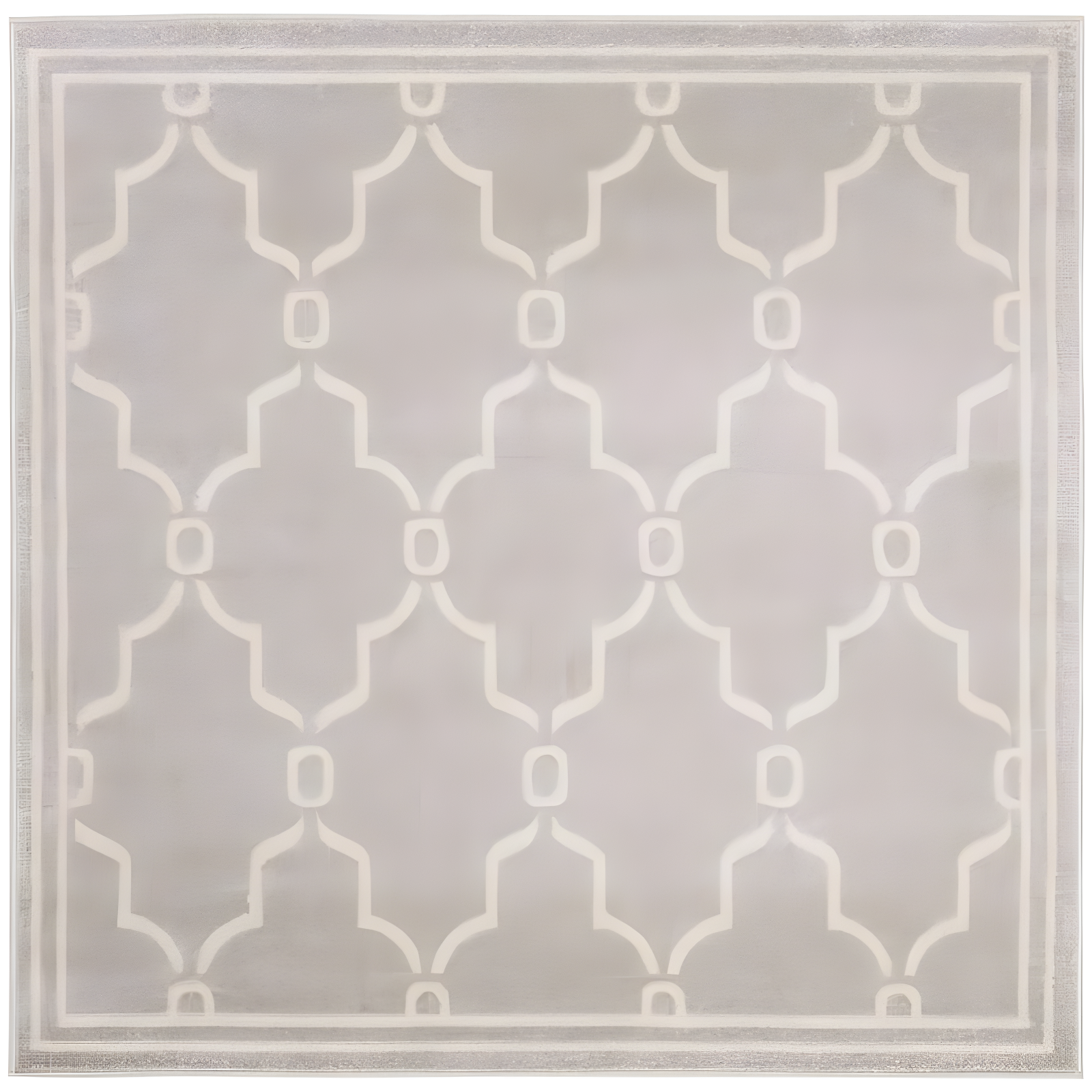 Amherst AMT414 Power Loomed Indoor Area Rug - Light Grey/Ivory - 9'x9' - Safavieh