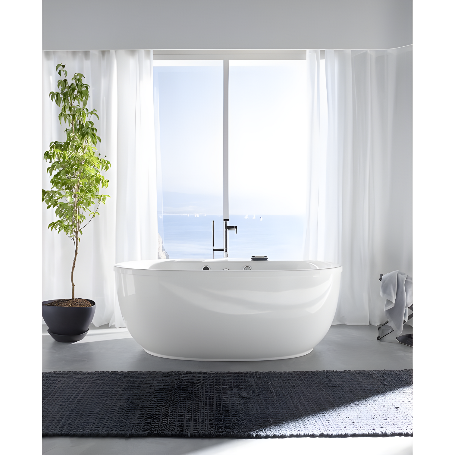 Composed Freestanding Bath Faucet