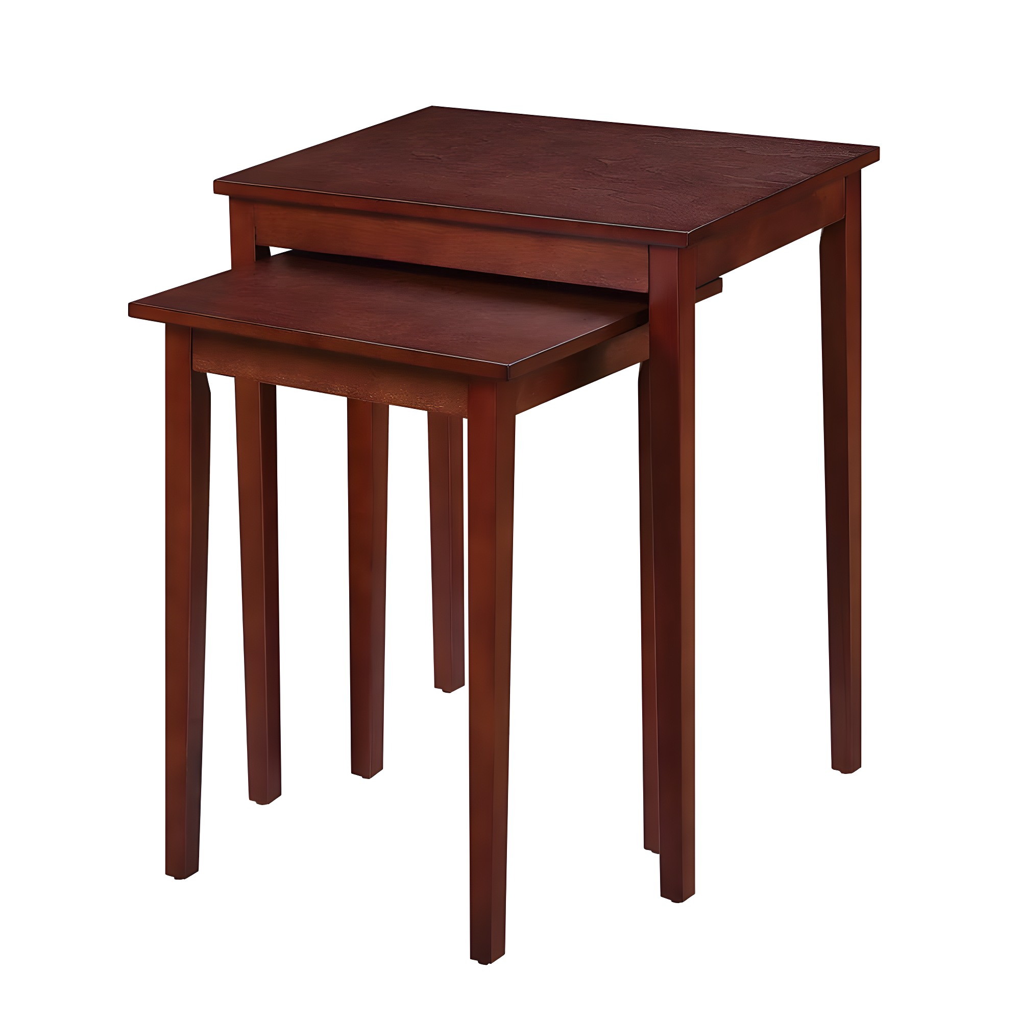 Convenience Concepts American Heritage Nesting End Tables, Mahogany