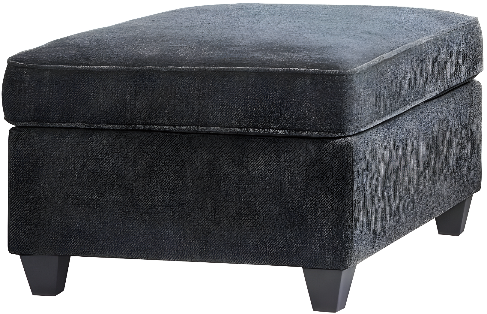 Coaster Mccord Transitional Chenille Upholstered Ottoman Dark Gray