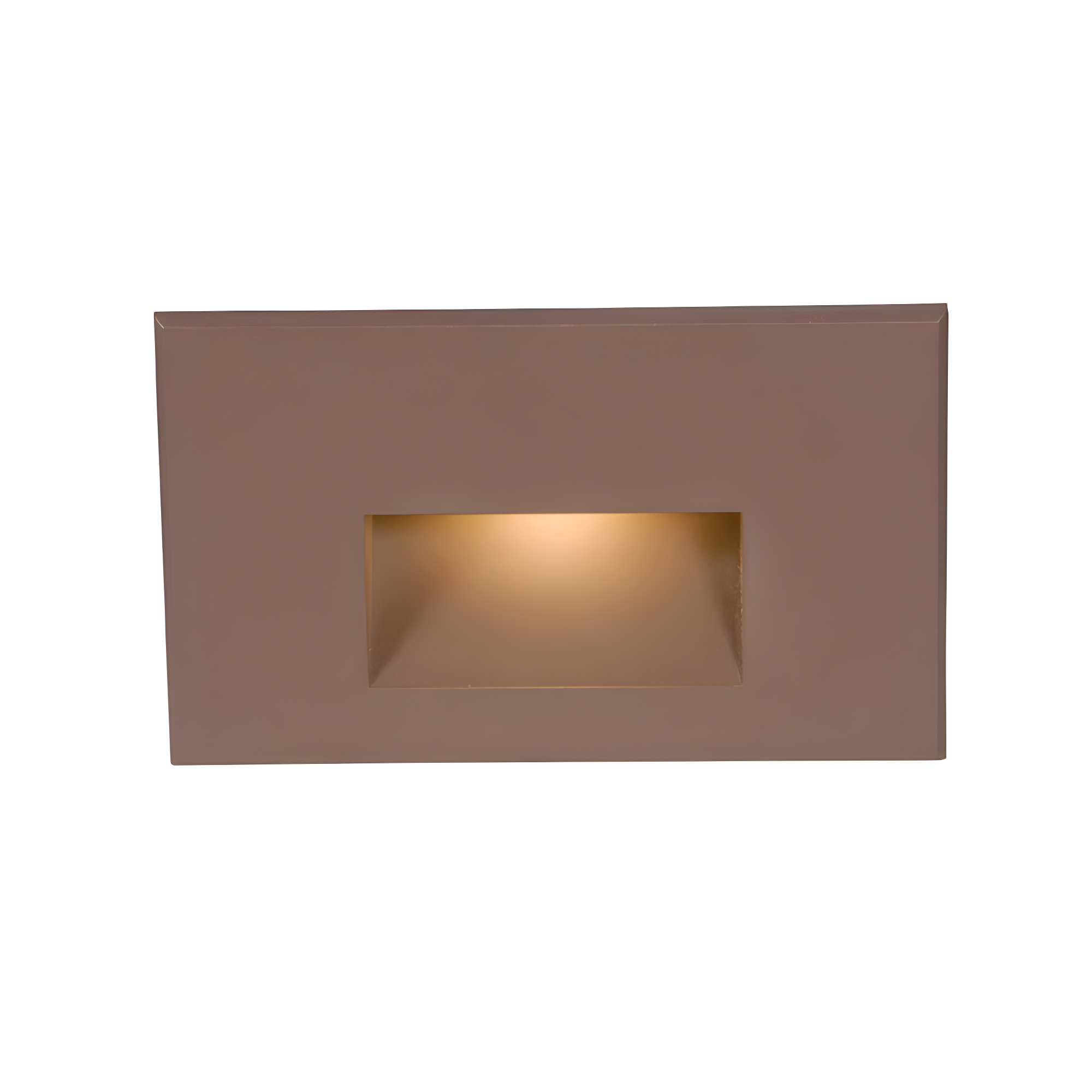 Wac Lighting Wl-Led100f Ledme 5" Wide Led Step And Wall Light - Bronze / Blue Lens
