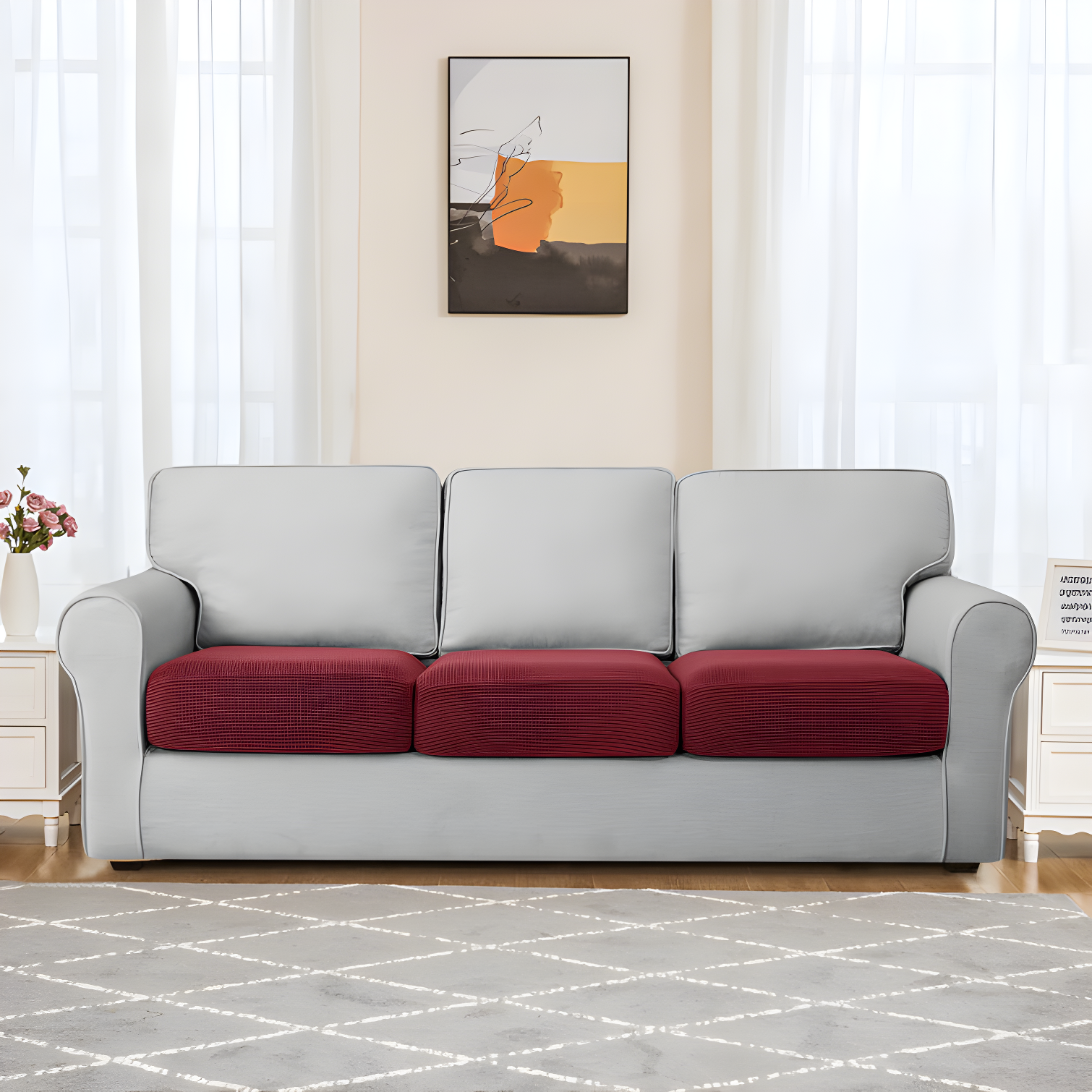 Astoria Box Cushion Sofa Slipcover