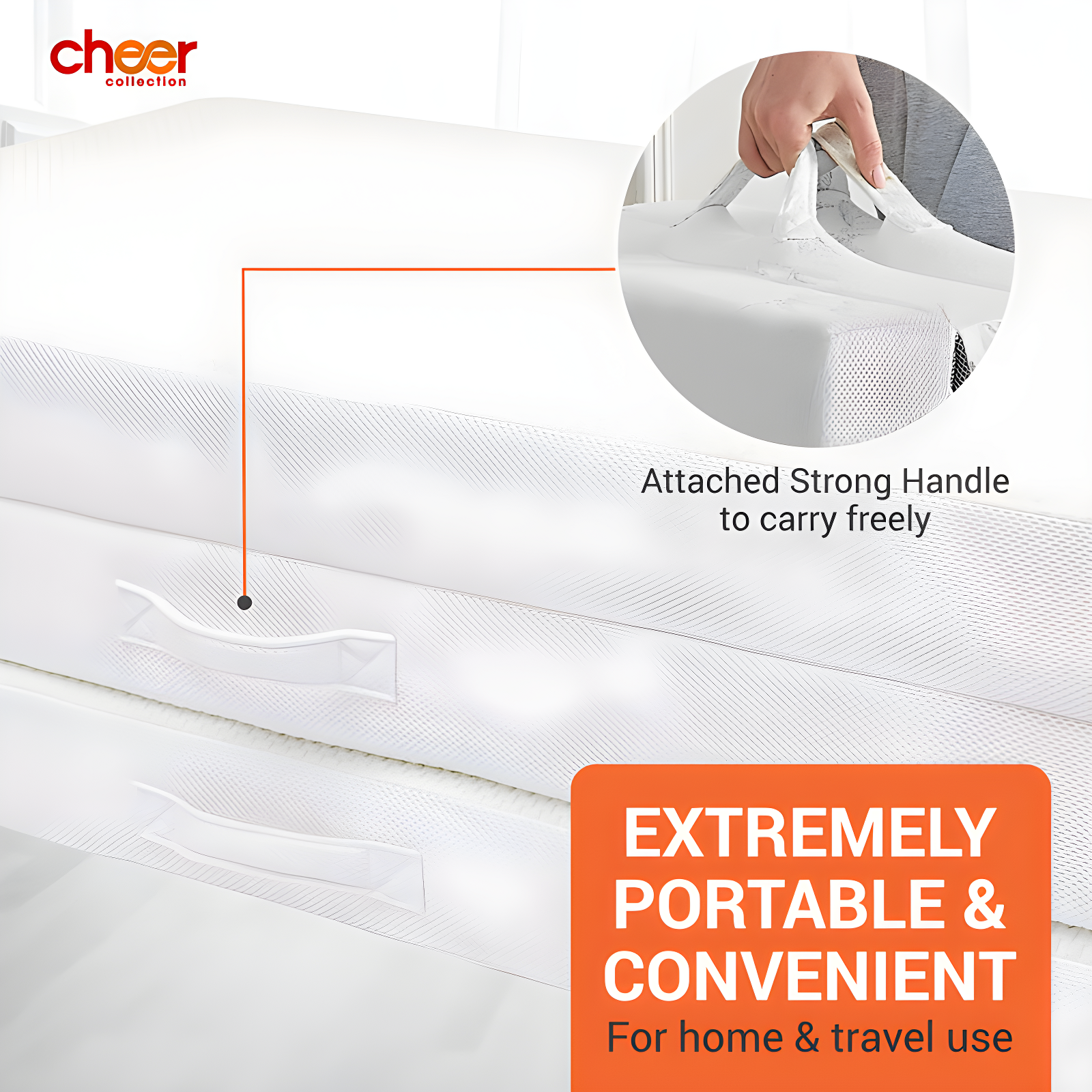 Cheer Collection Cheer Collection 4'' Plush Memory Foam Mattress