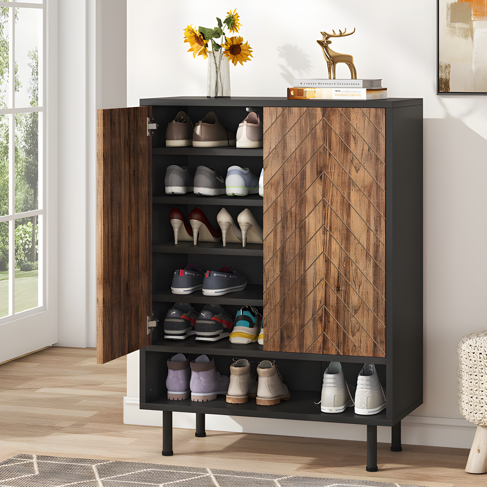 Foundry Select 18 Pair Shoe Storage Cabinet