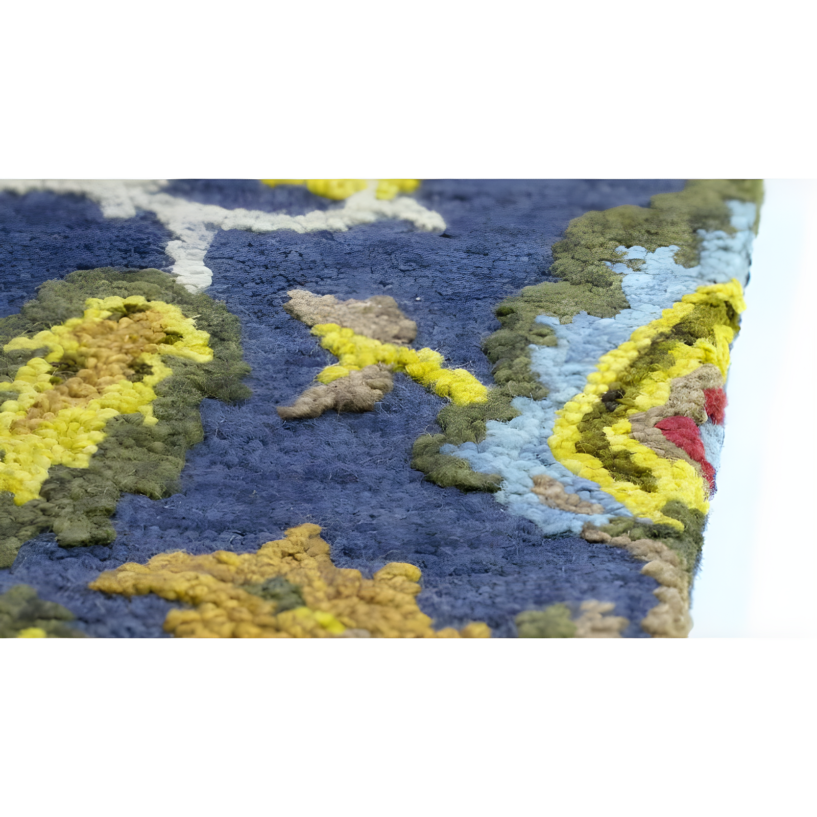 Blossom BLM402 Hand Tufted Area Rug - Navy/Multi - 6'x9' - Safavieh.