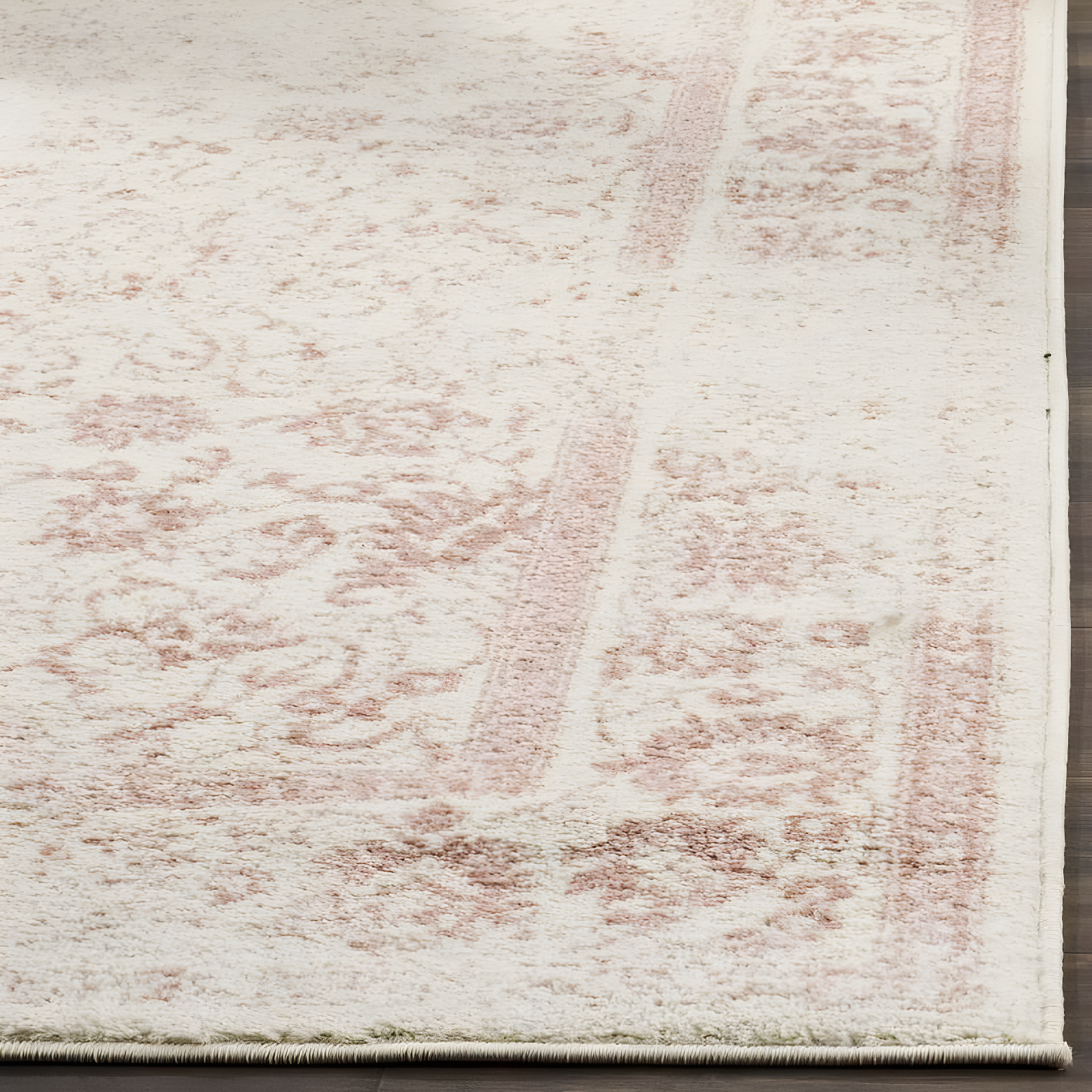 Adirondack ADR109 Machine Made Indoor Area Rug - Ivory/Rose - 6'x9' - Safavieh