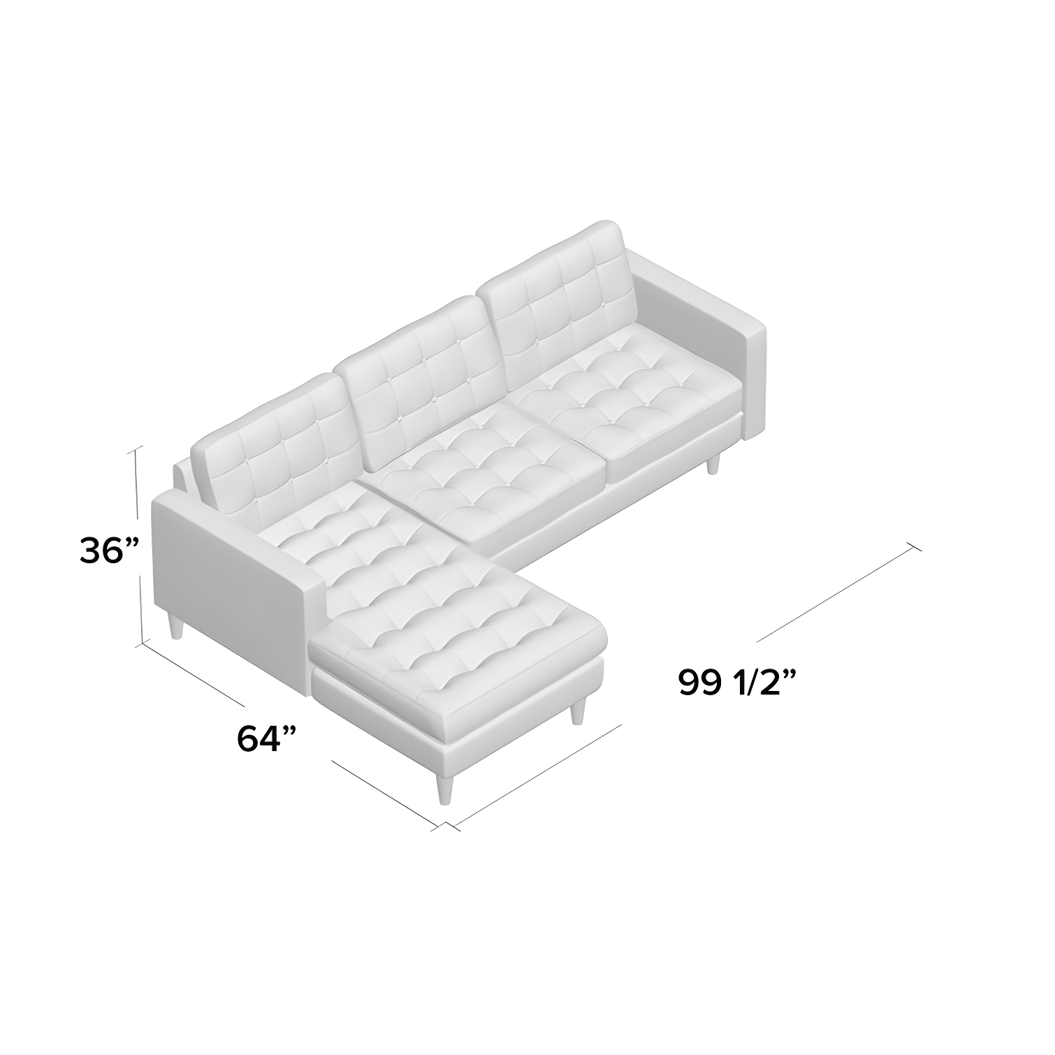 Modway Empress Sectional Sofa