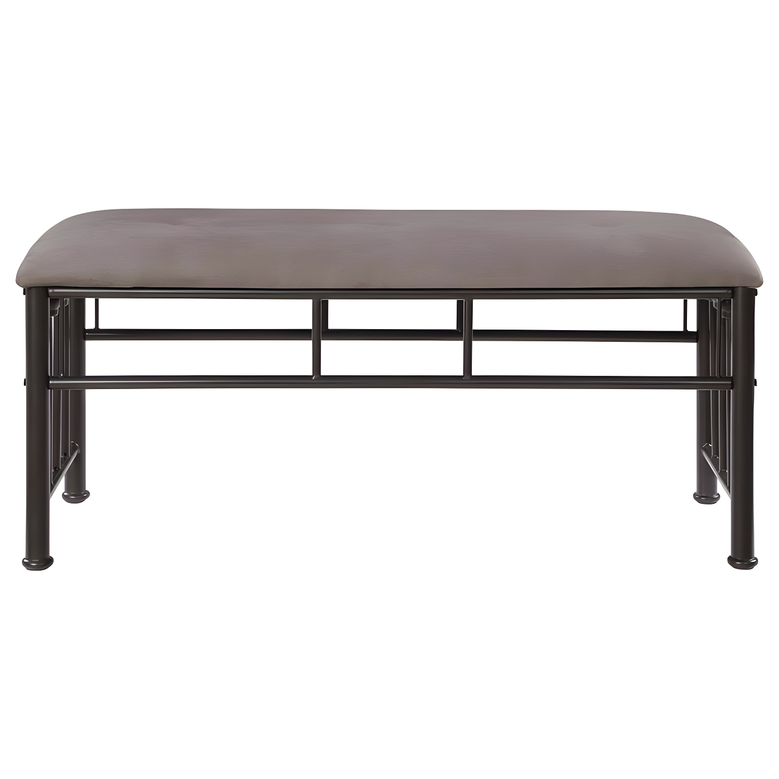 Coaster Livingston Traditional Upholstered Bench Brown/Dark Bronze